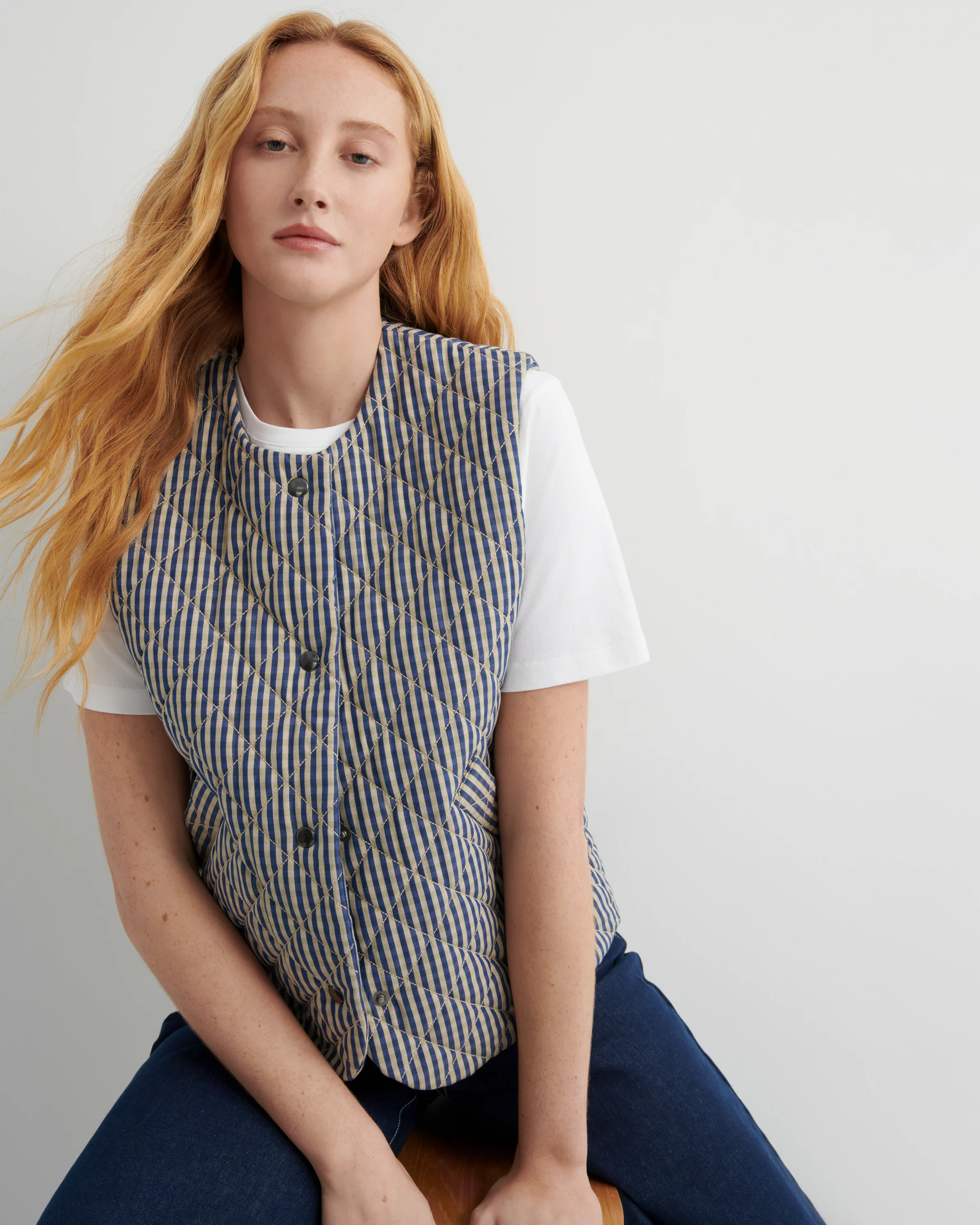 Quilter Check Vest