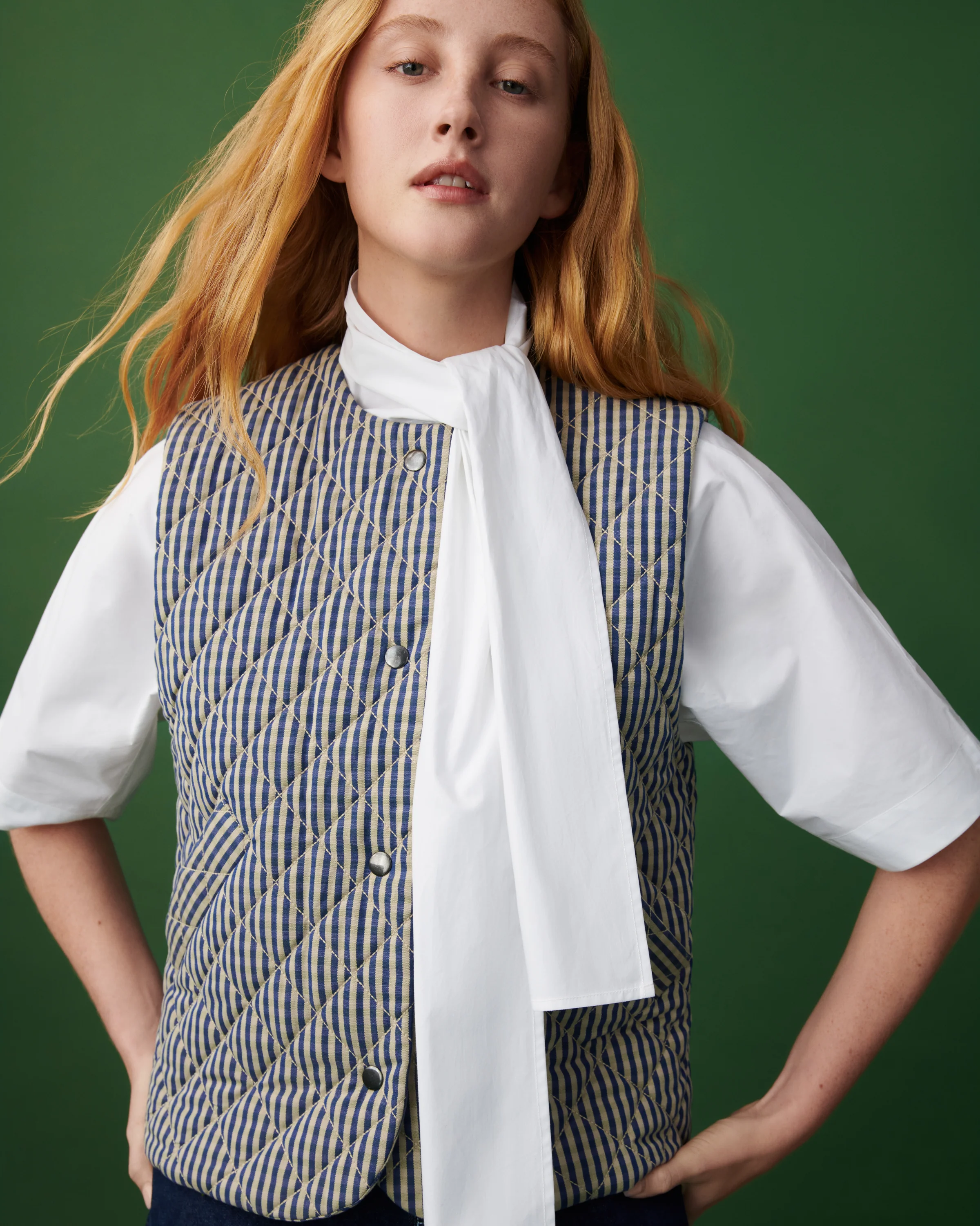 Quilter Check Vest - Image 4