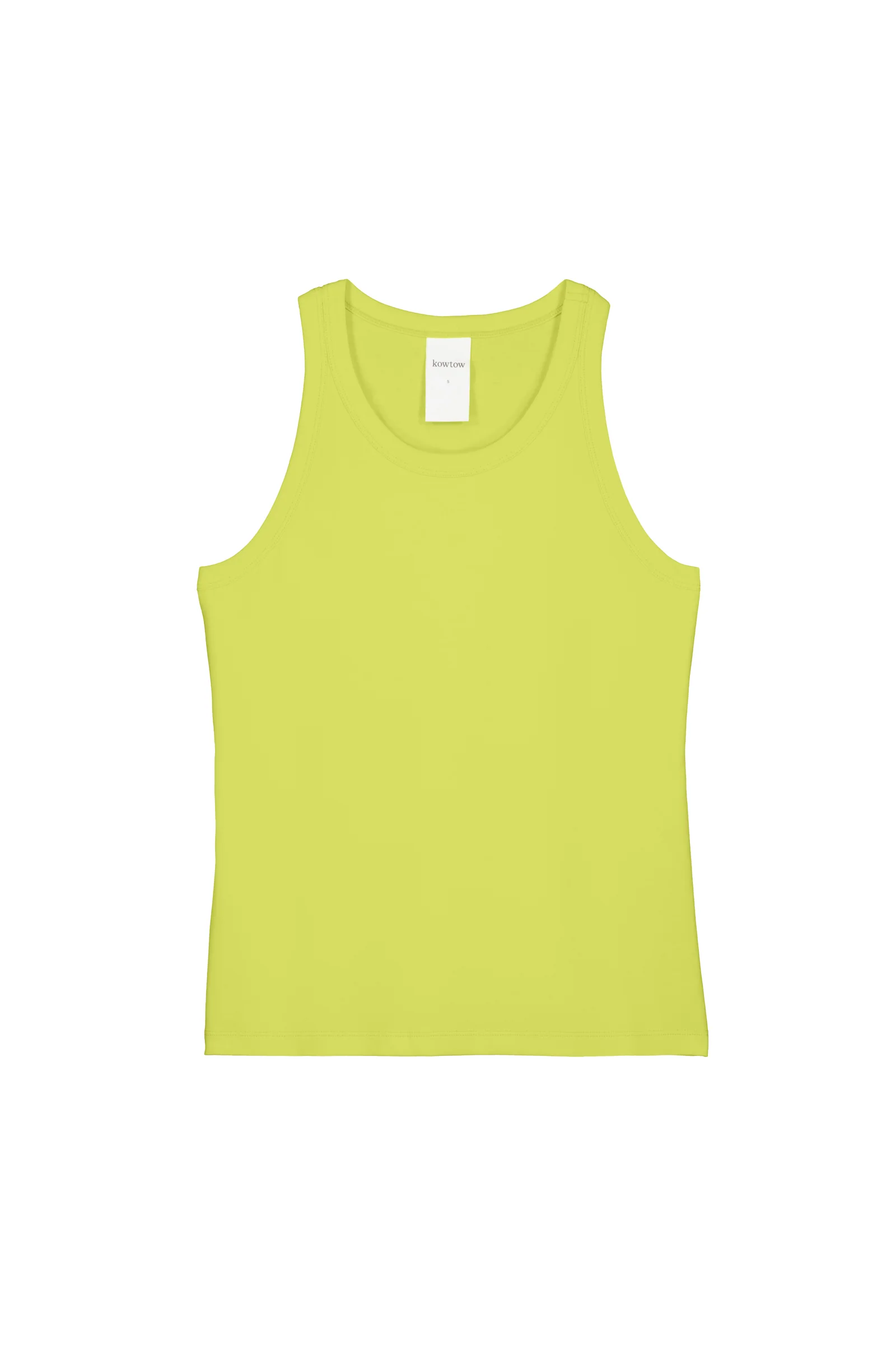 Racer Back Singlet - Fluro Yellow - Image 6