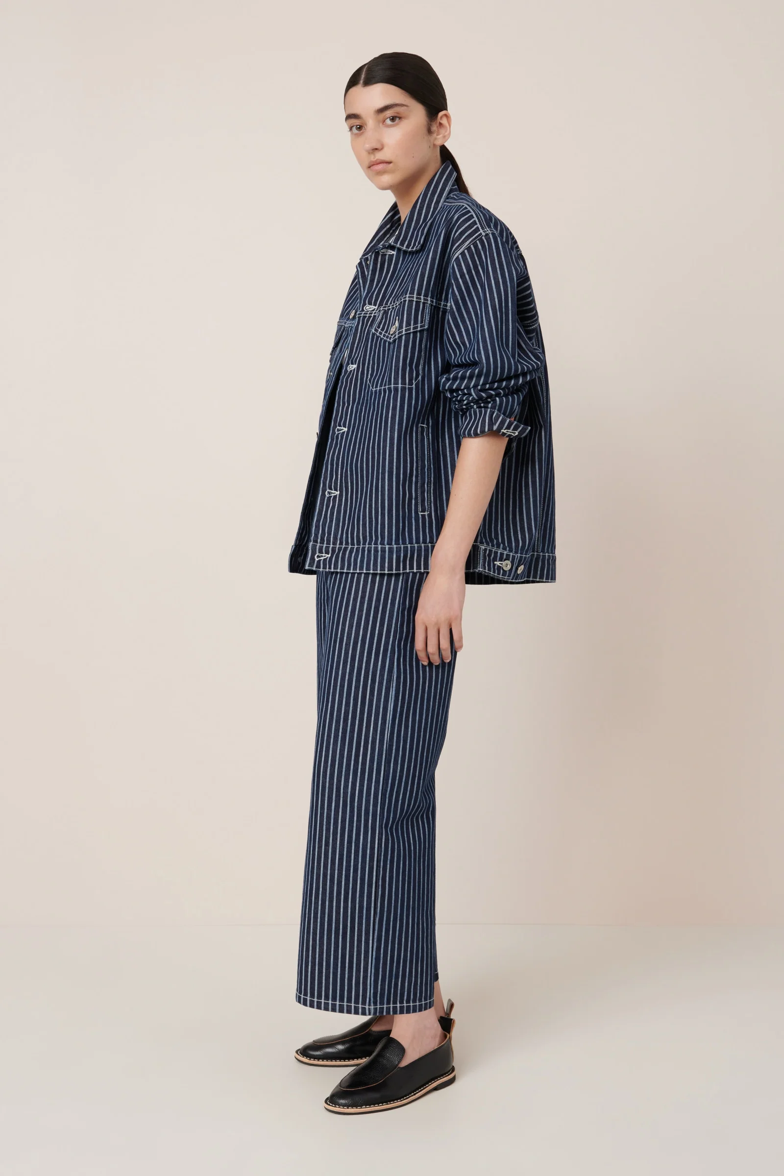 Riley Jacket - Chalk Stripe - Image 3