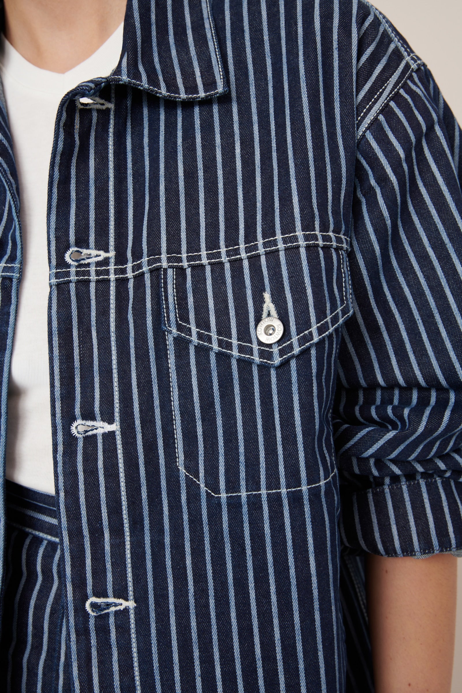 Riley Jacket - Chalk Stripe - Image 5