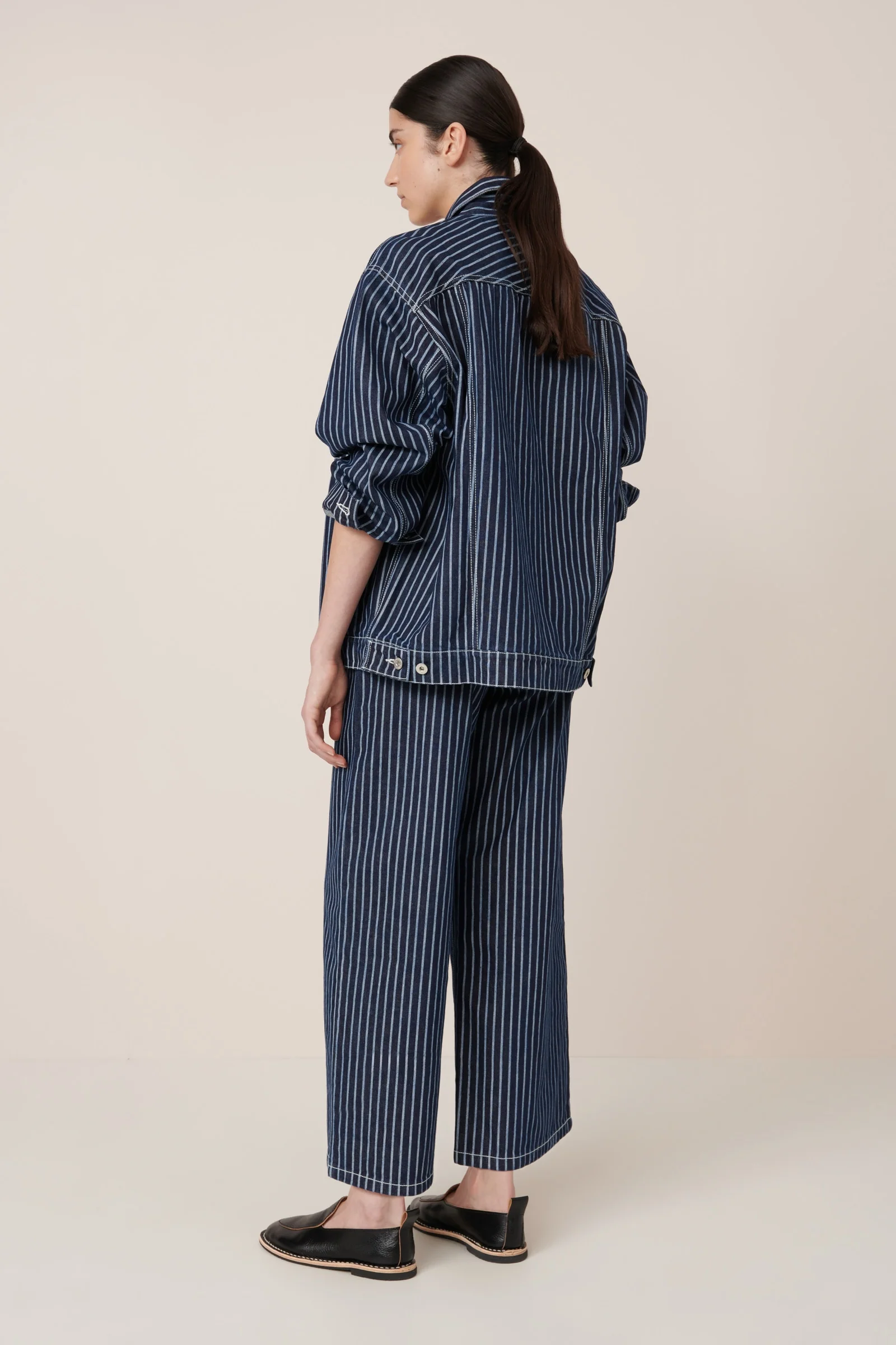 Riley Jacket - Chalk Stripe - Image 7