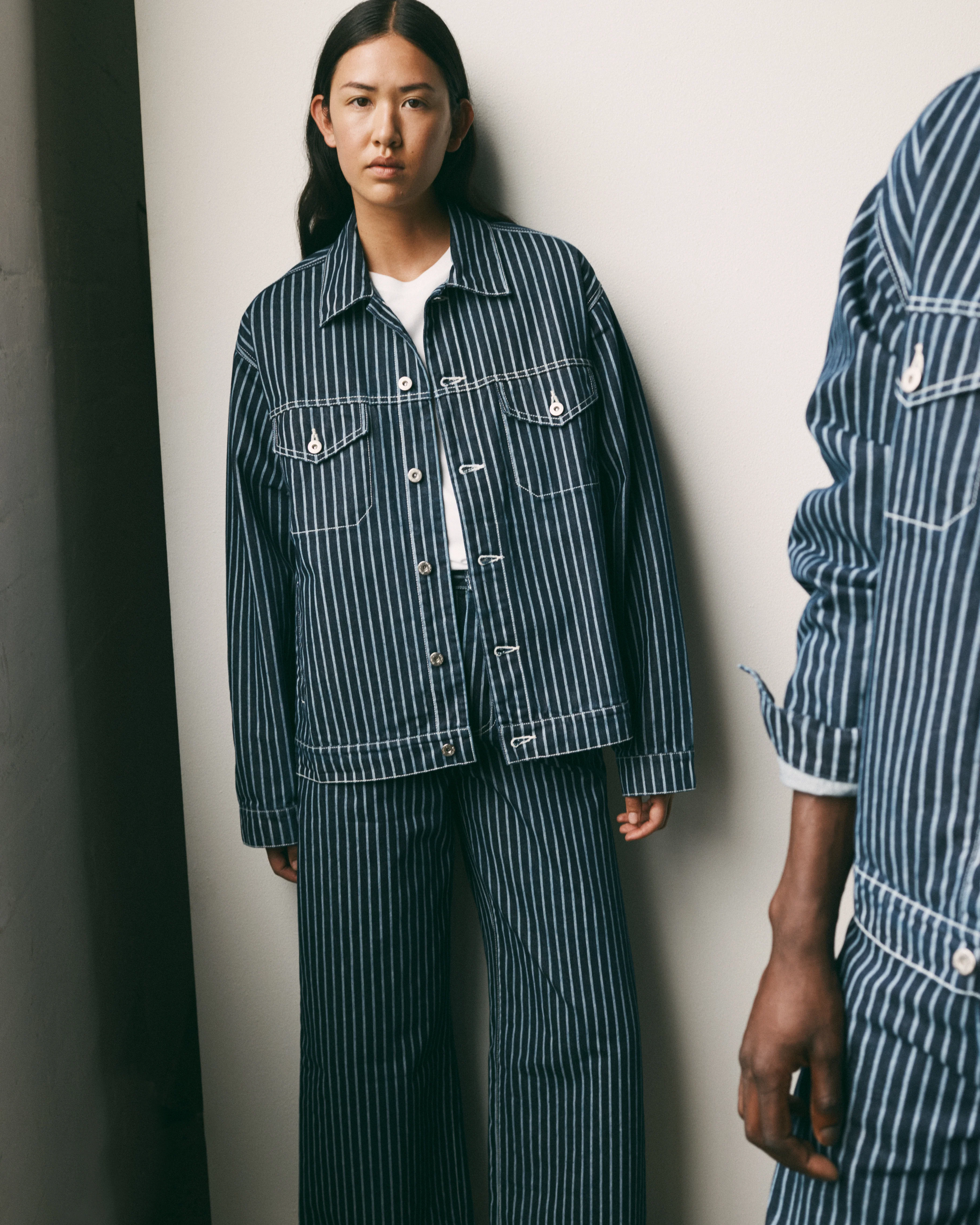 Riley Jacket - Chalk Stripe - Image 9
