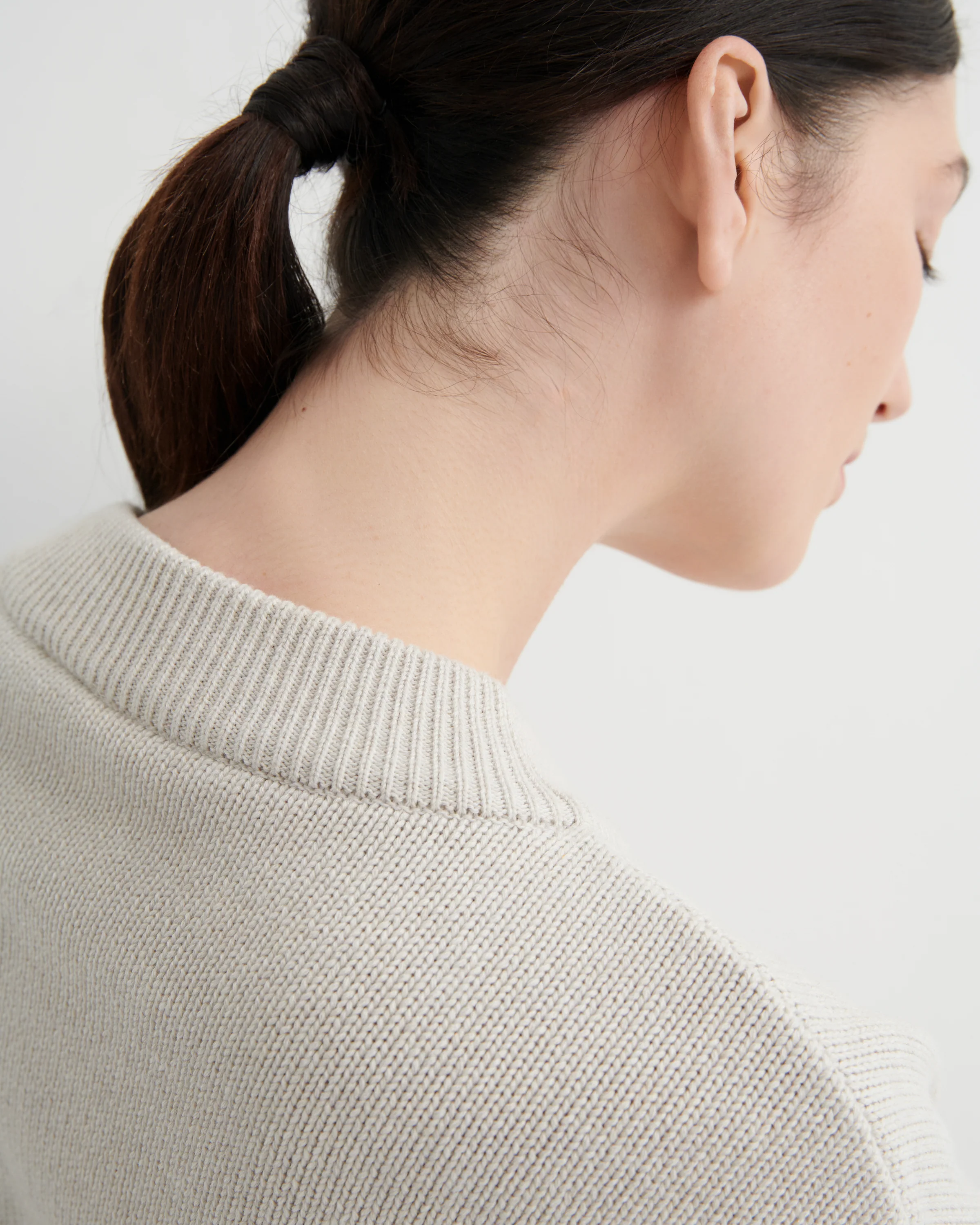 Silhouette Cardigan - Oat - Image 6