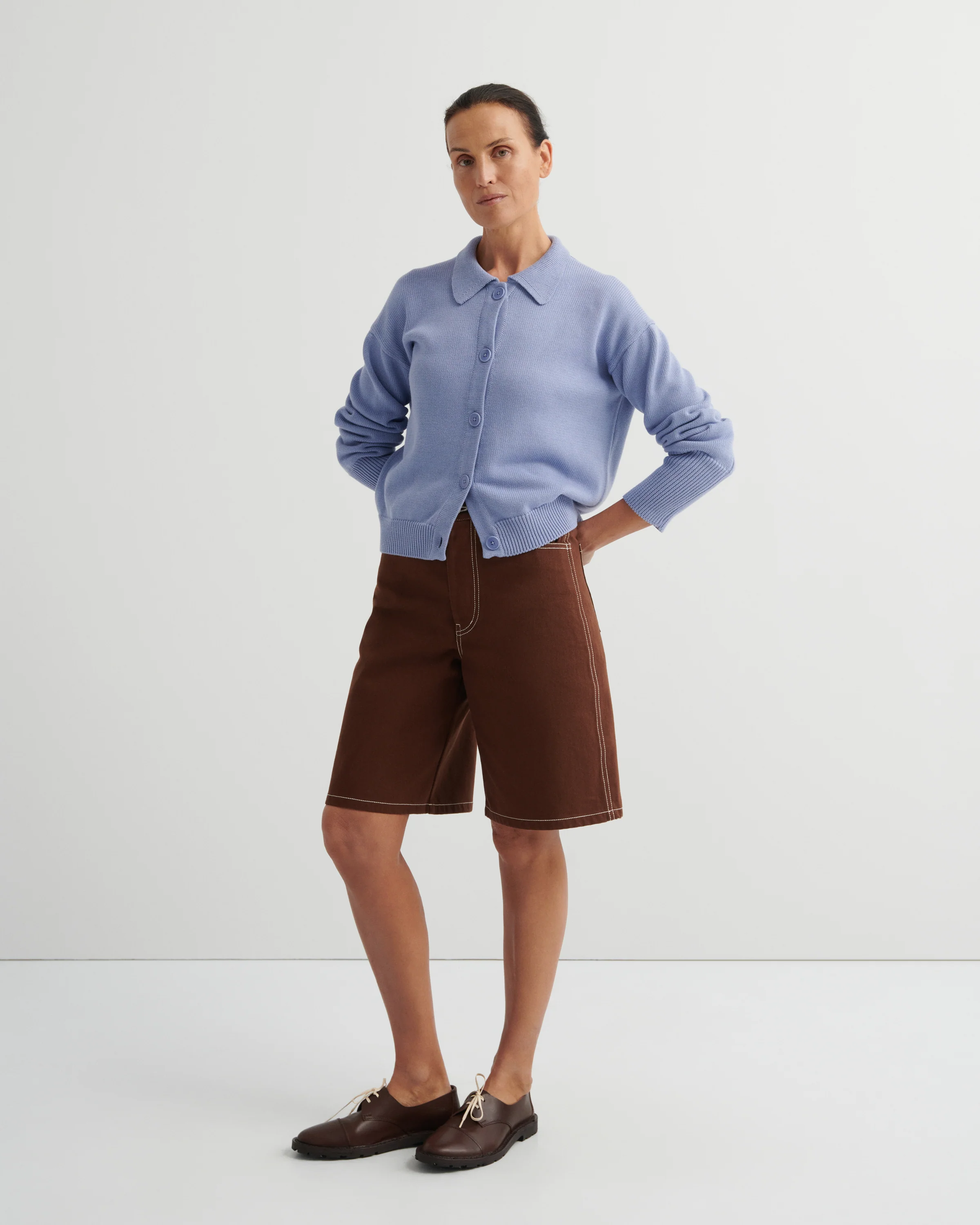 Utility Cardigan - Periwinkle - Image 3