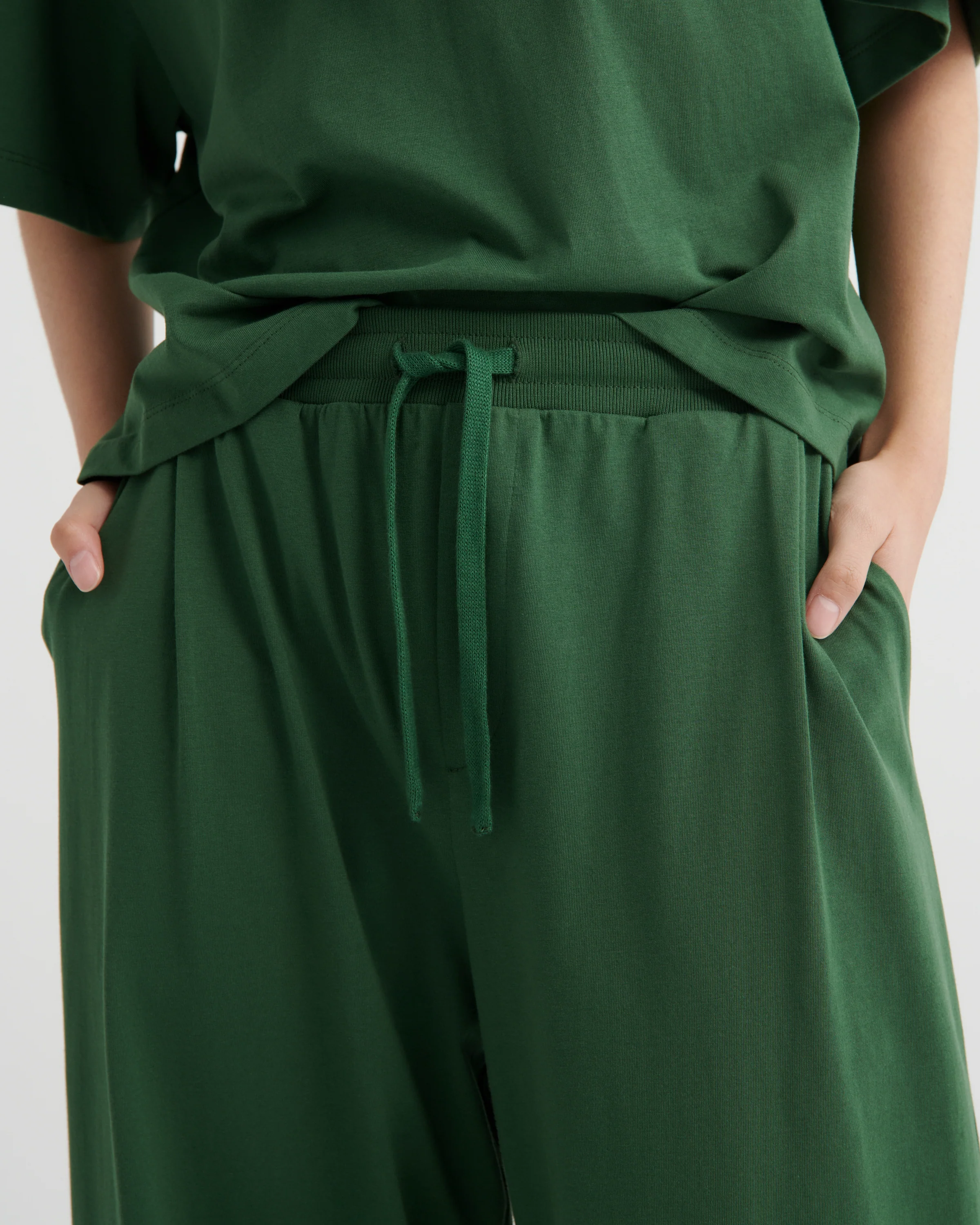 Wide Leg Pants - Forest - Image 5