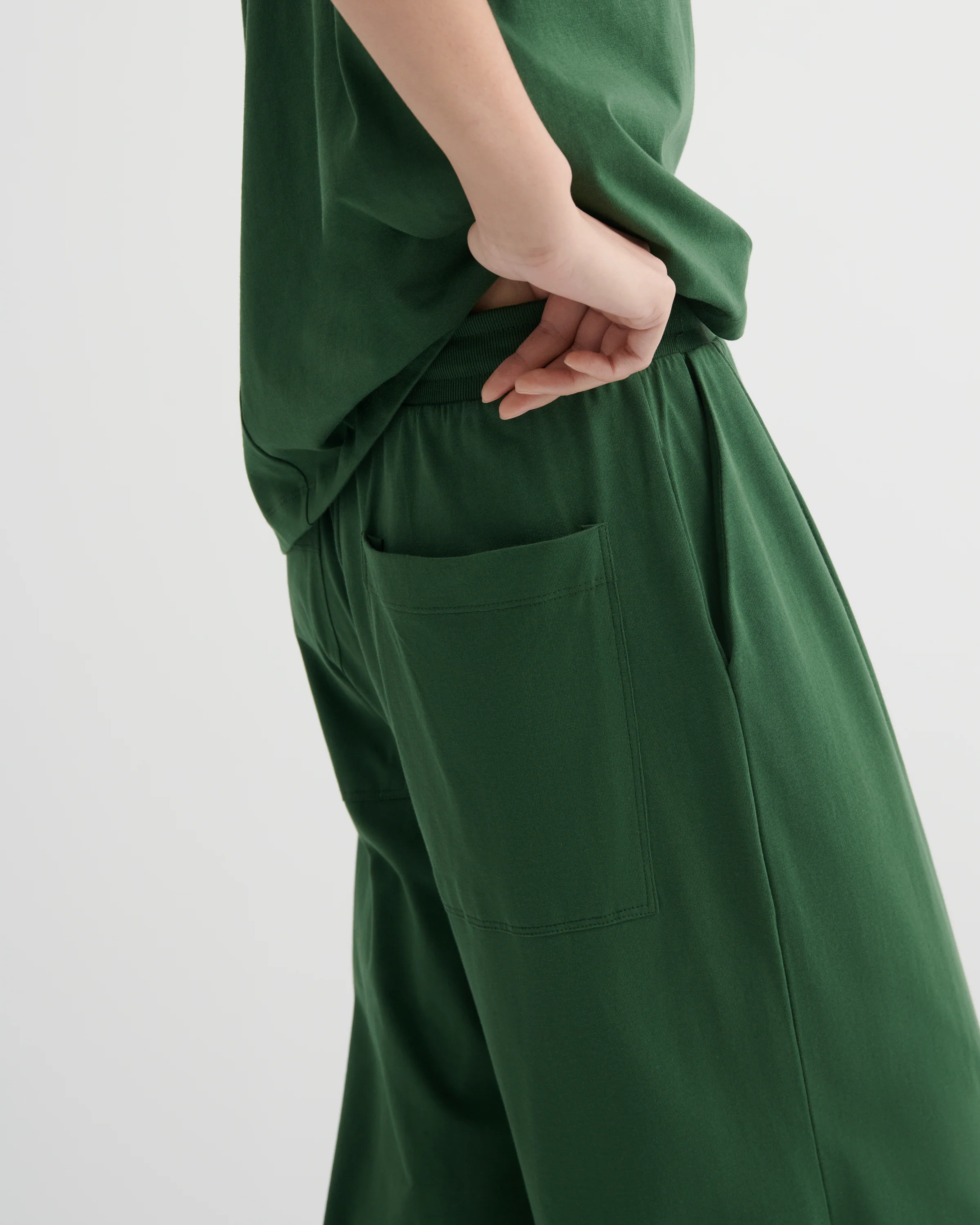 Wide Leg Pants - Forest - Image 6
