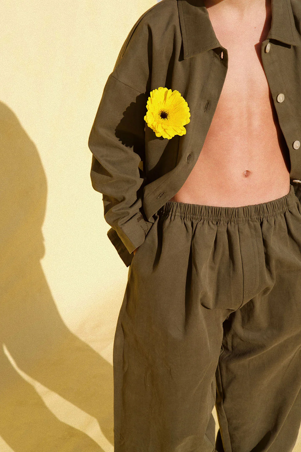 Sunny Shirt Jacket - Khaki - Image 9