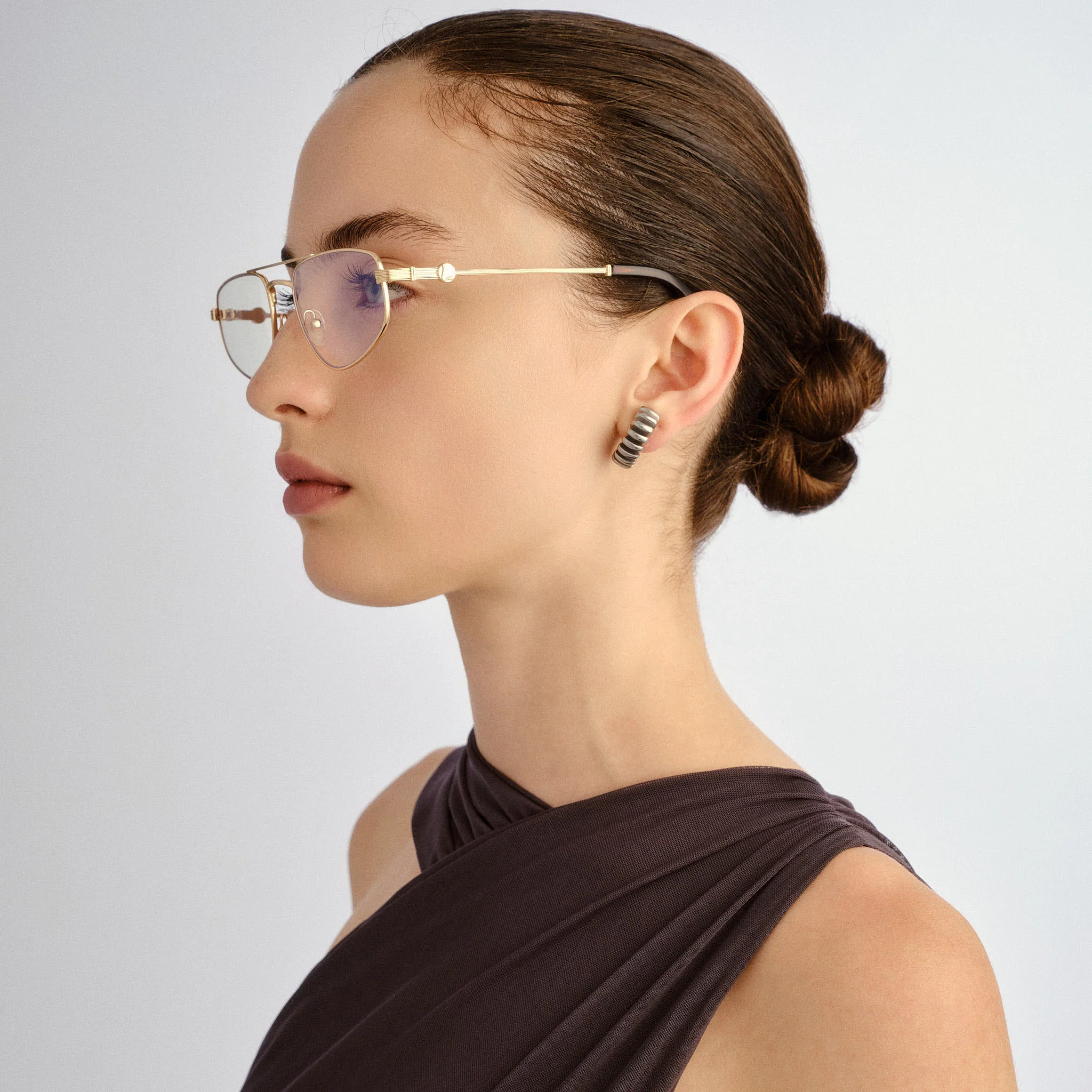 The Harvey Blue Light - Brushed Gold - Image 4