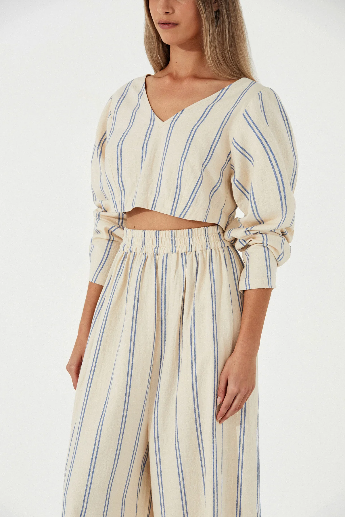 Marine Twin Stripe Top - Image 4