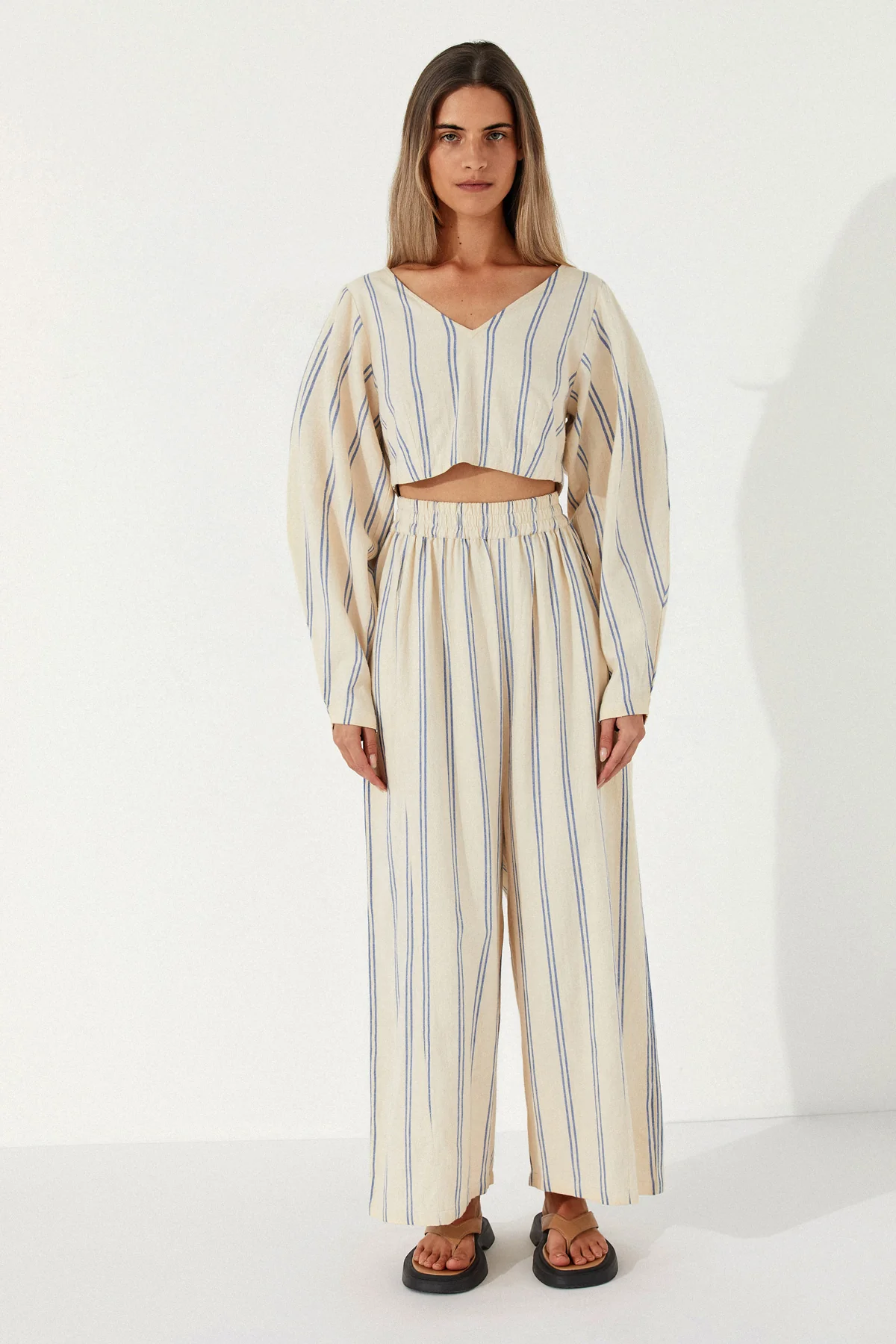 Marine Twin Stripe Top - Image 5