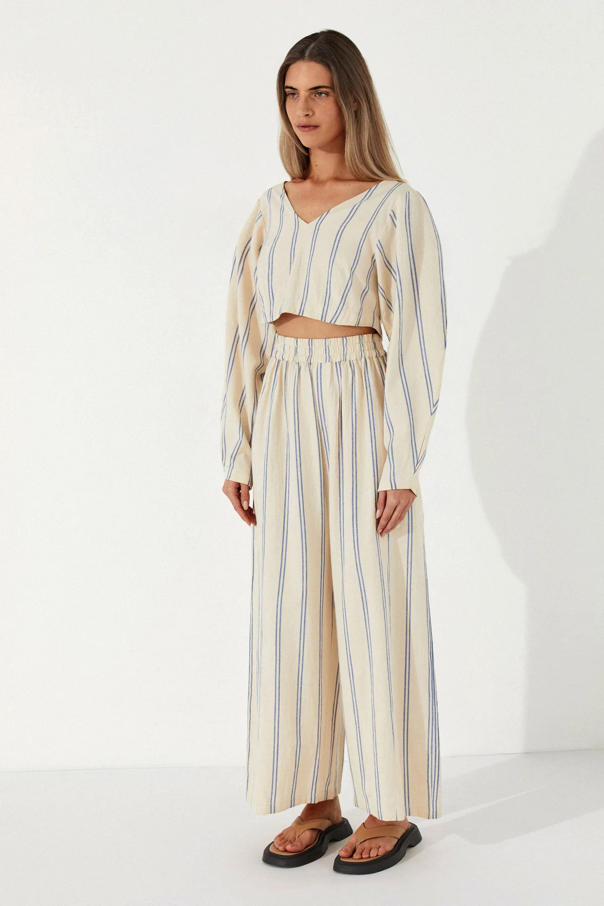 Marine Twin Stripe Top - Image 6