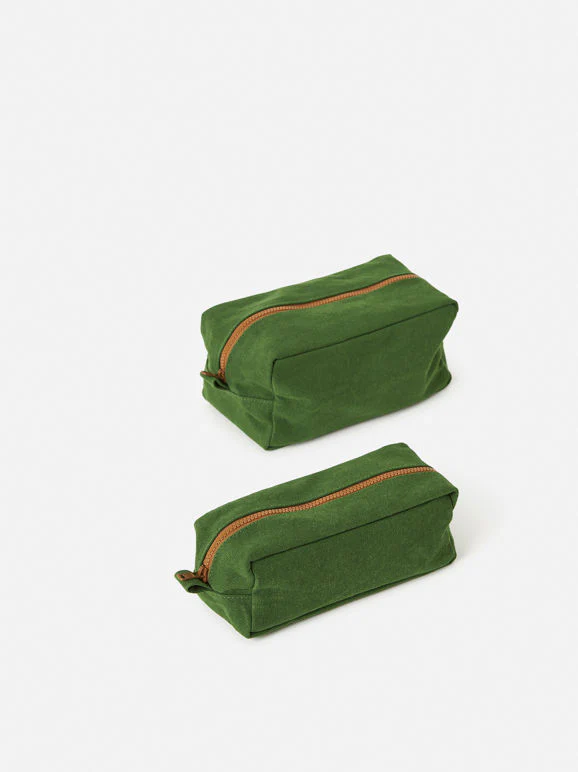 Marlo Contrast Wash Bag - Spirulina - Image 3