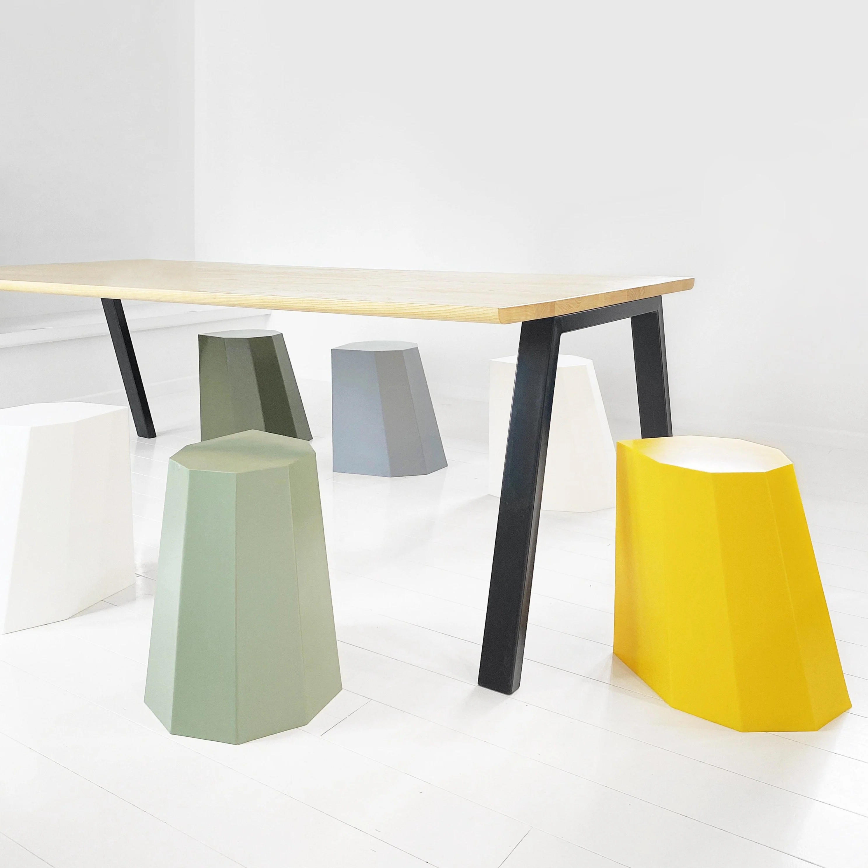 Martino Gamper - Arnold Circus Stool - Sage - Image 5