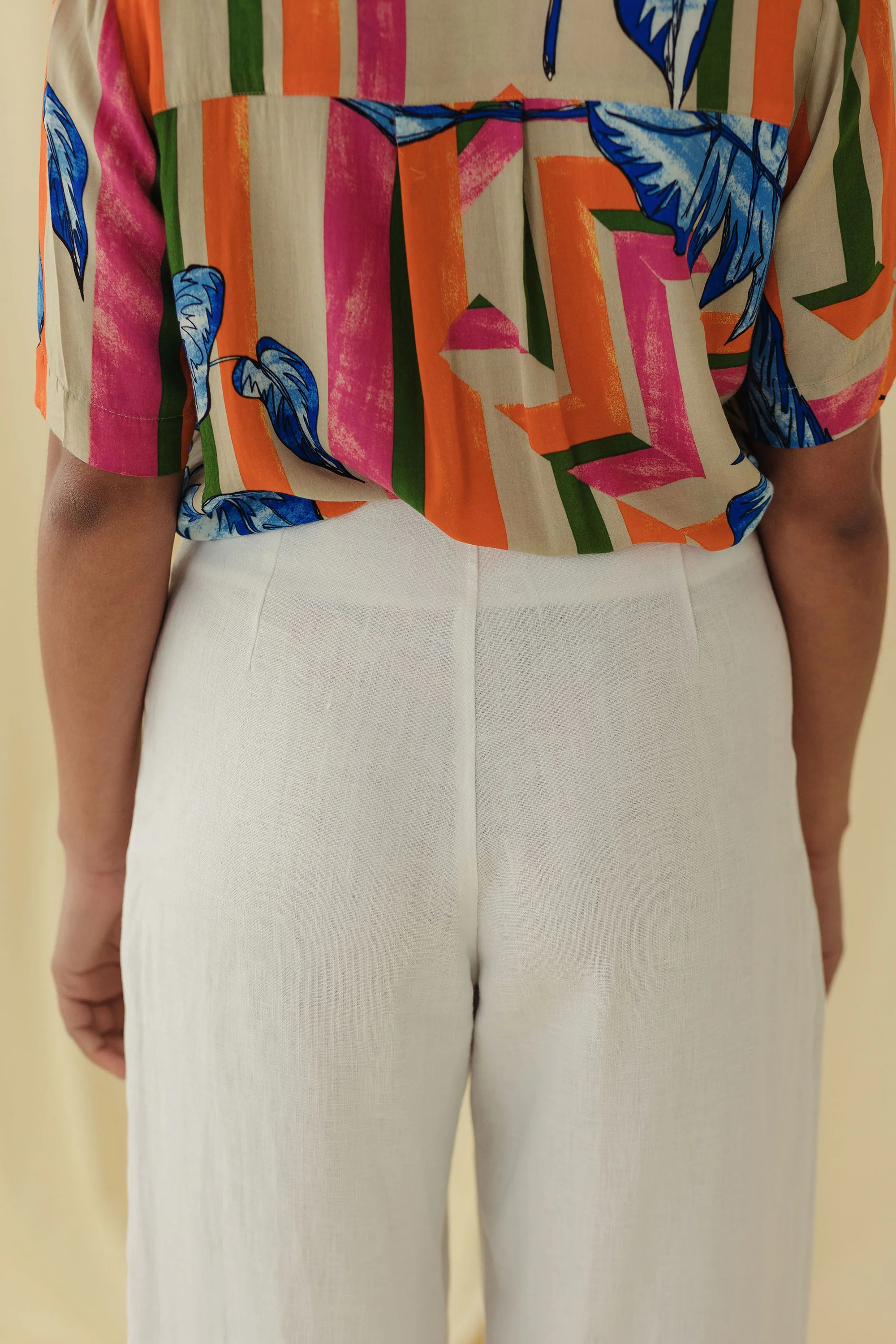 Moi Linen Pants - White - Image 6