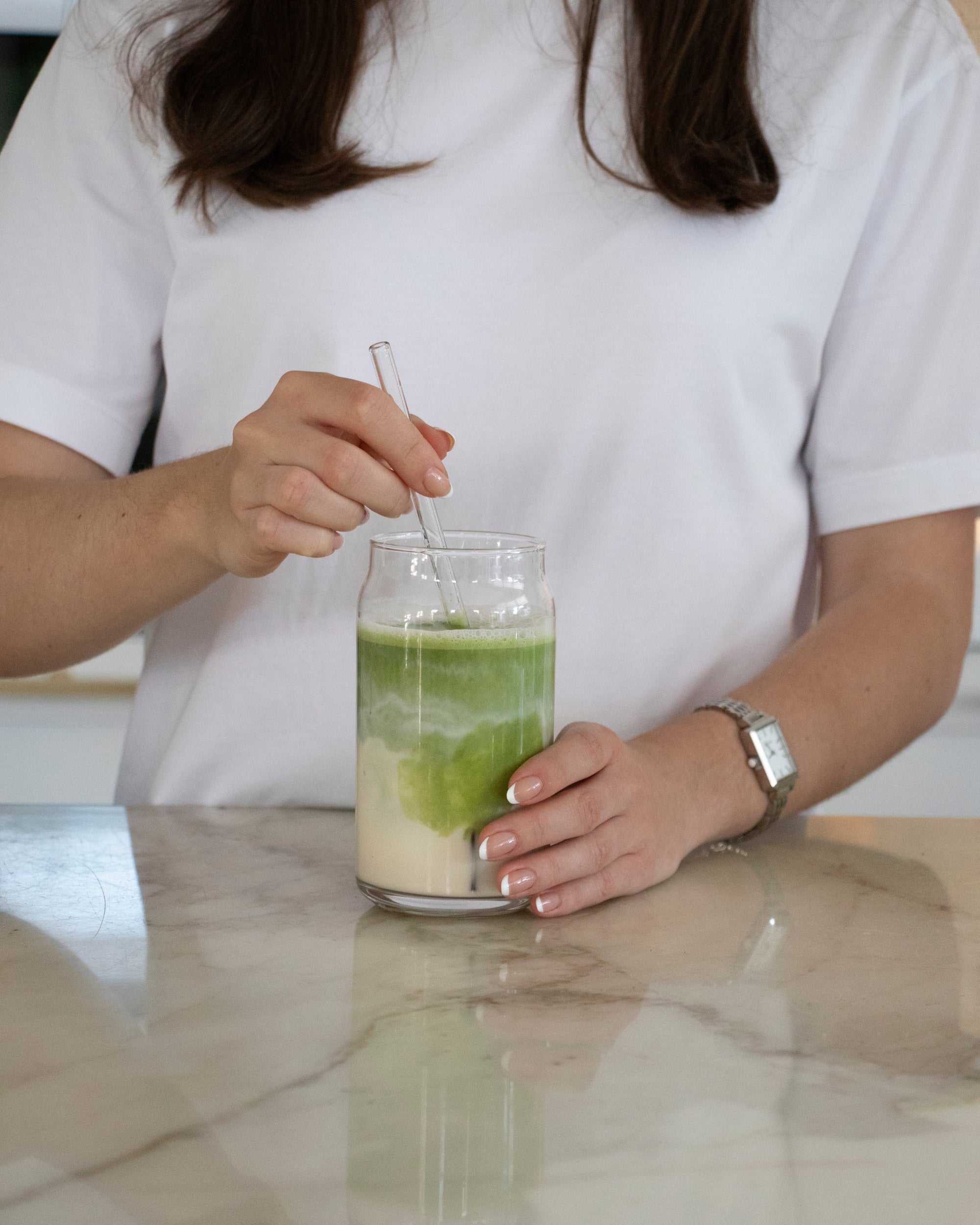 Unsweetened Matcha Latte - Image 3