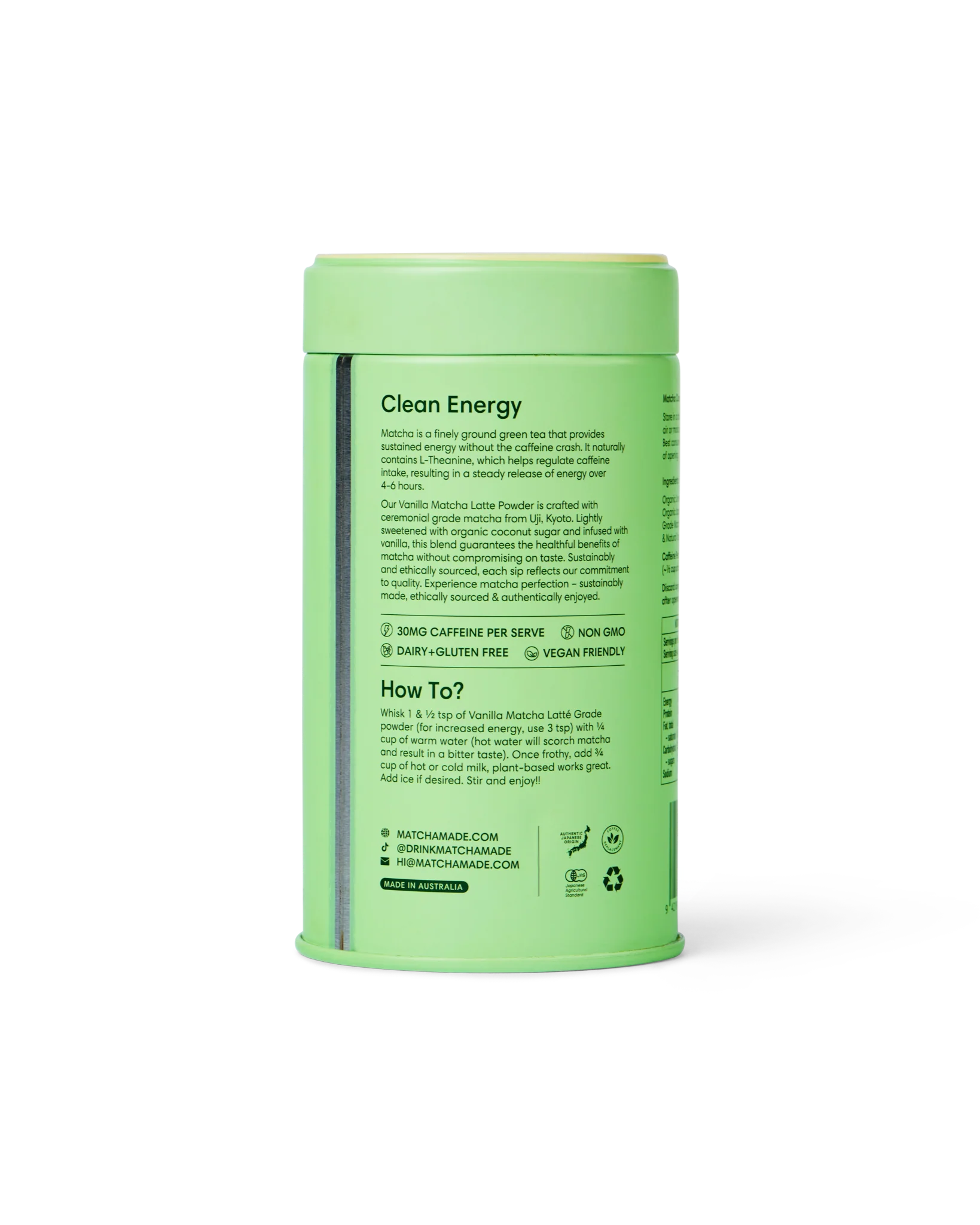 Vanilla Matcha Latte - Image 5