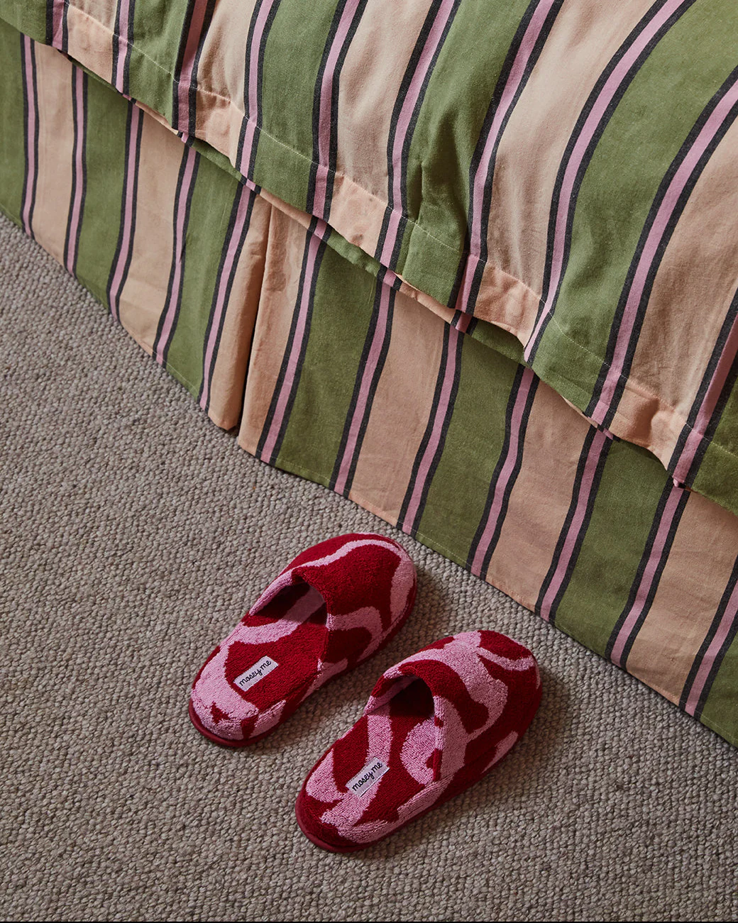 Ribbon Terry Slippers - Image 3