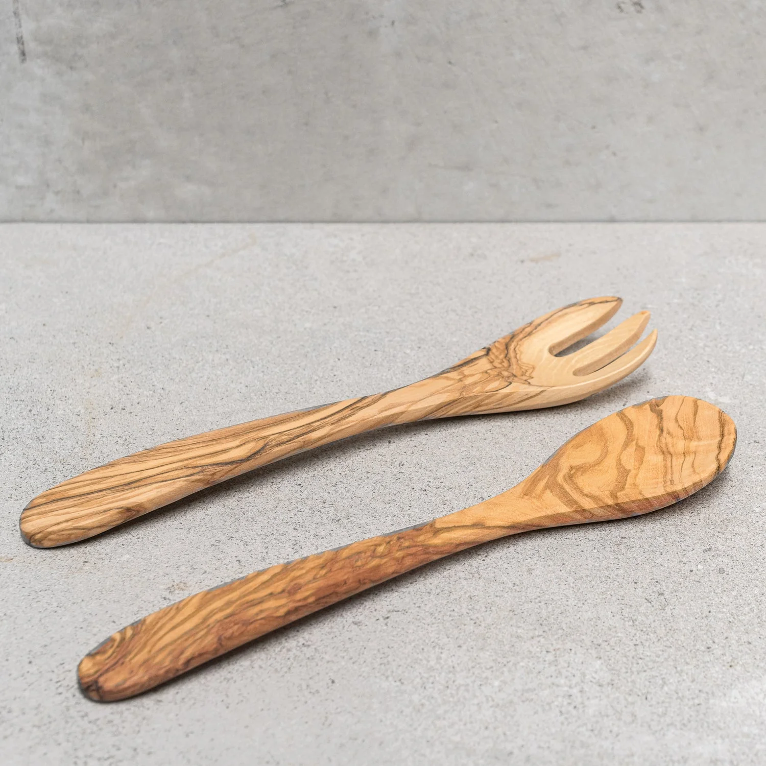 Olive Wood Salad Servers - Image 2