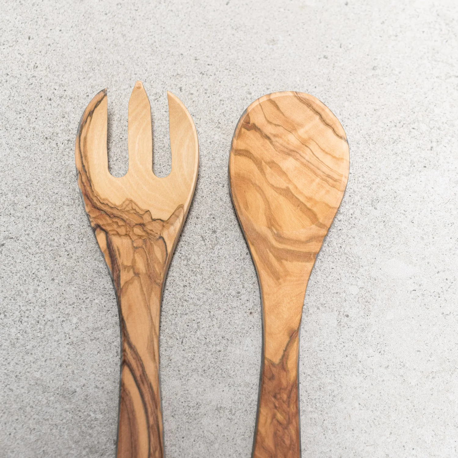 Olive Wood Salad Servers - Image 3