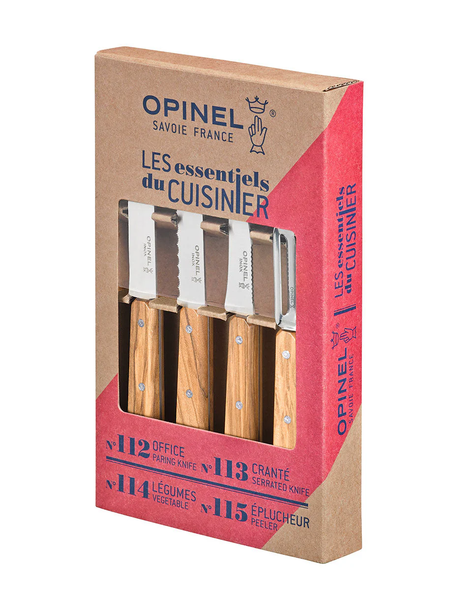 Essential Kitchen Knife Set - Olive Wood - Image 2