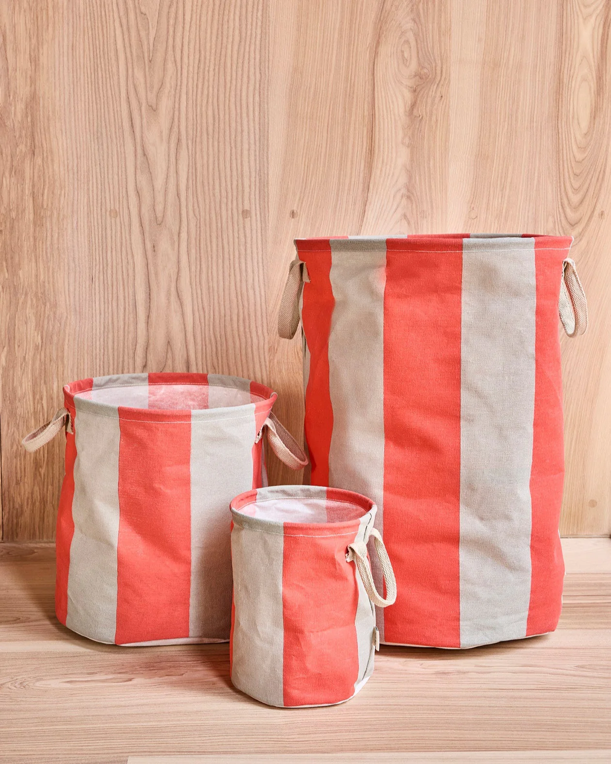 Kara Medium Basket Set - Cherry Red - Image 2