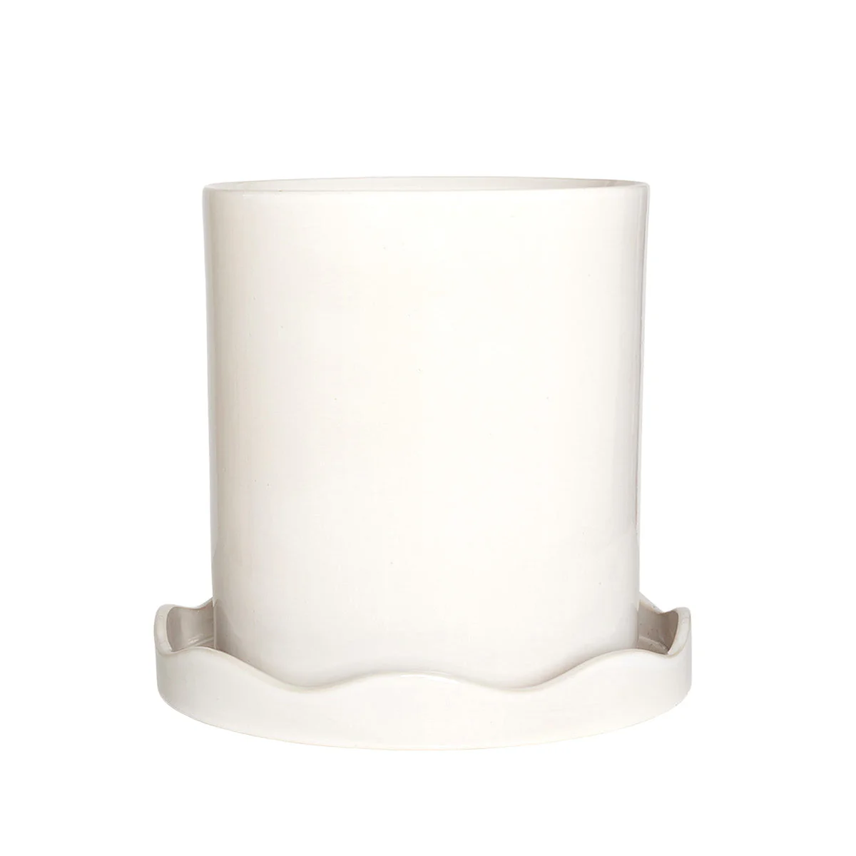 Nami Pot & Saucer - White - Image 5