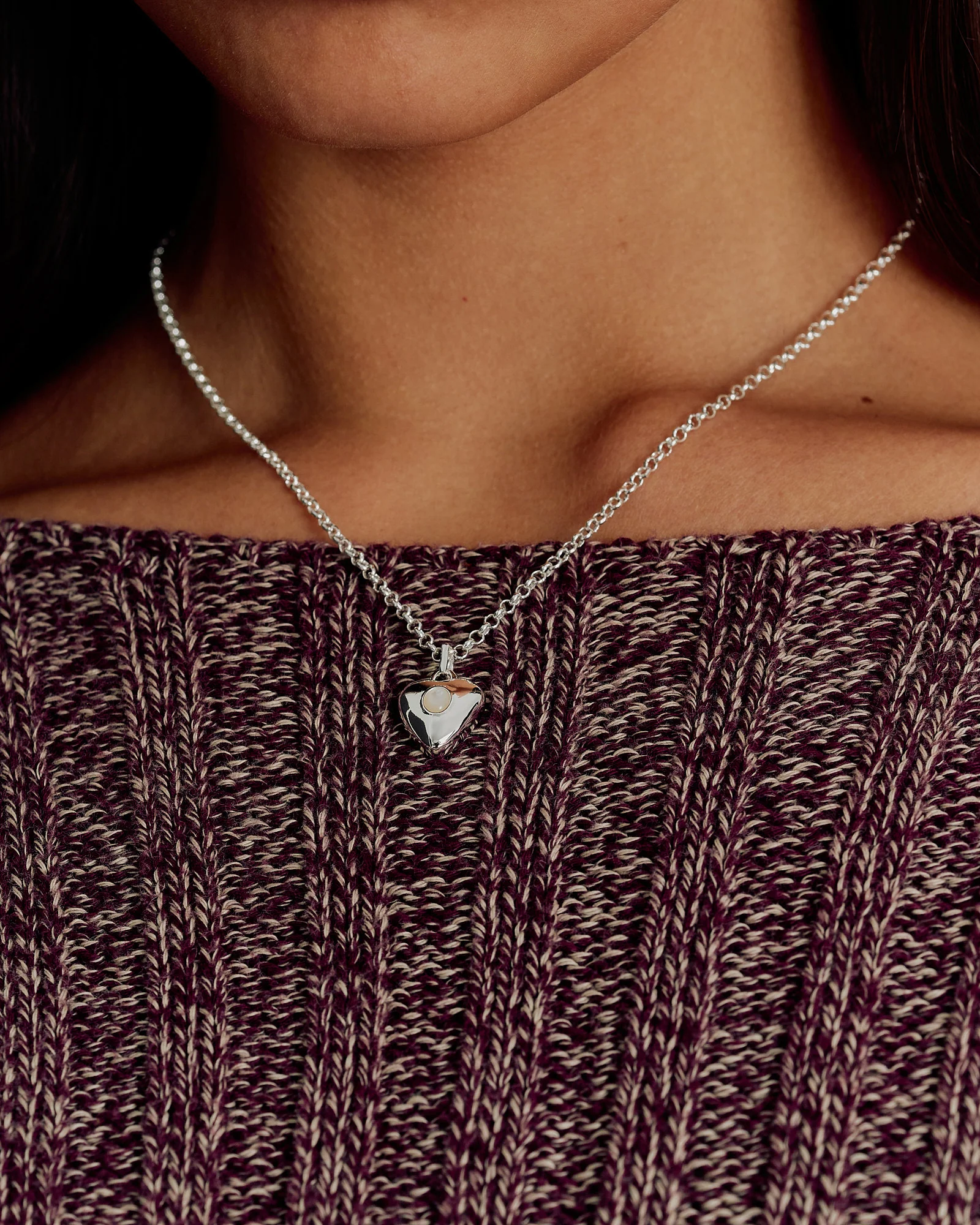 Pearl Locket Necklace - Image 3