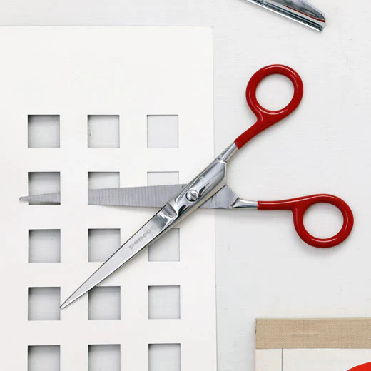 Stainless Steel Scissors - Red - Image 2