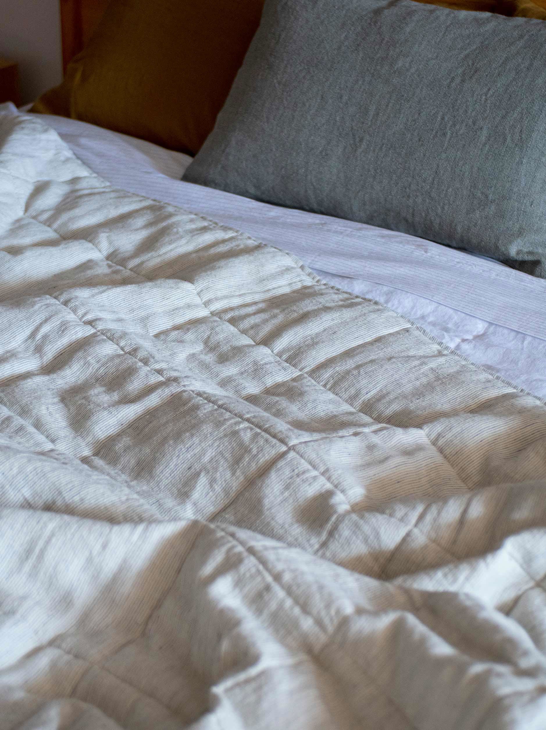 Linen Quilt - Pinstripe - Image 4