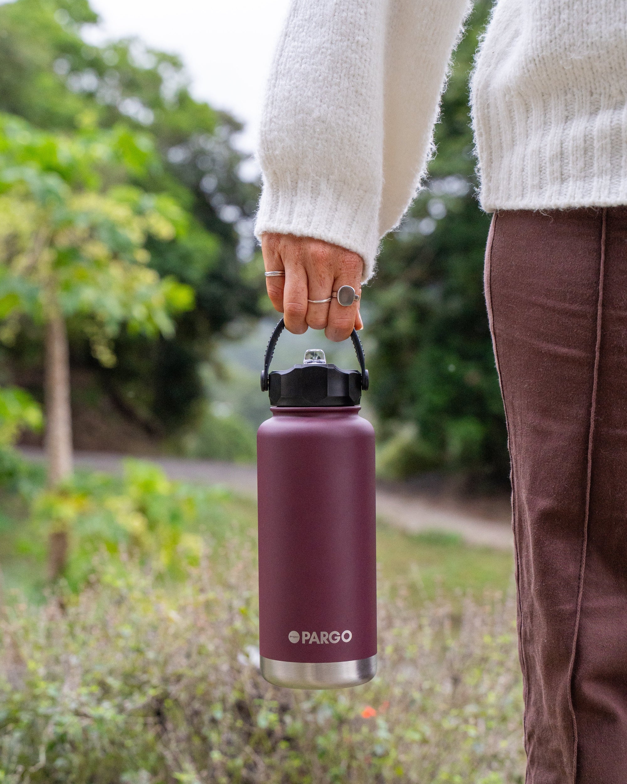 Insulated Sports Bottle - Wild Cherry - Image 2