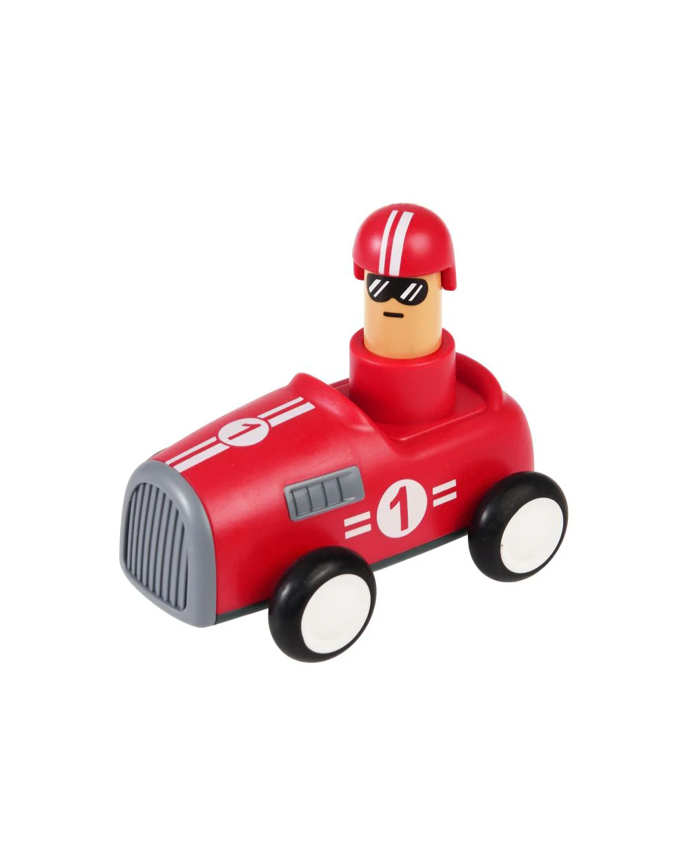 Push Down Race Car - Red