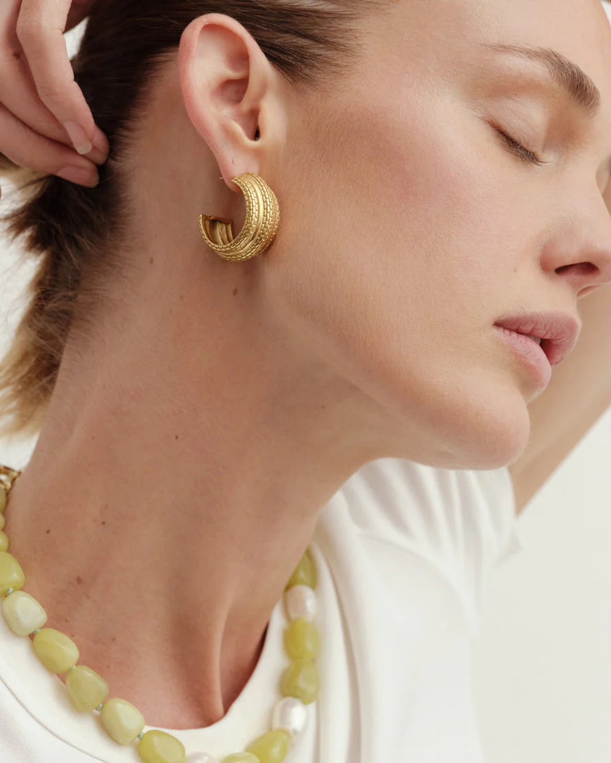 Petra Hoop Earrings - Image 2