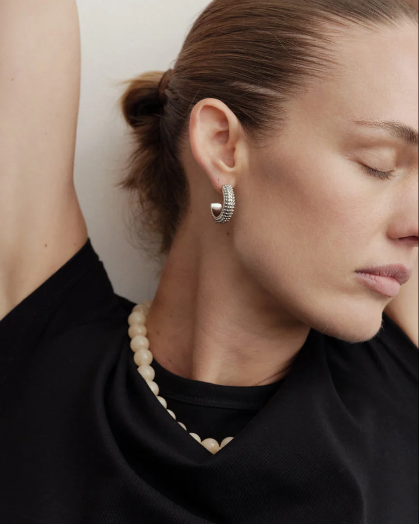 Selwyn Hoop Earrings - Image 2