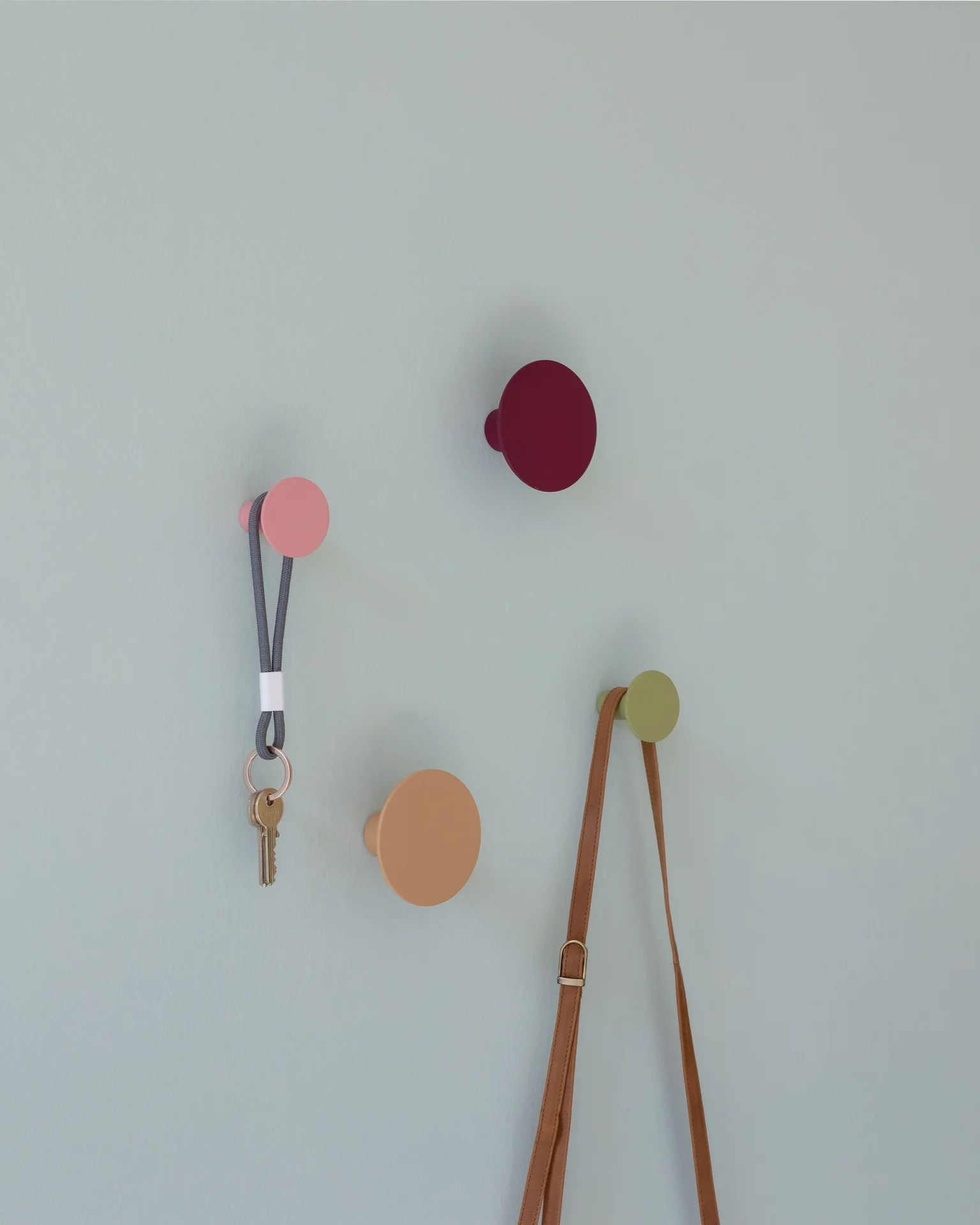 Fuchsia Wall Hooks Set - Image 2