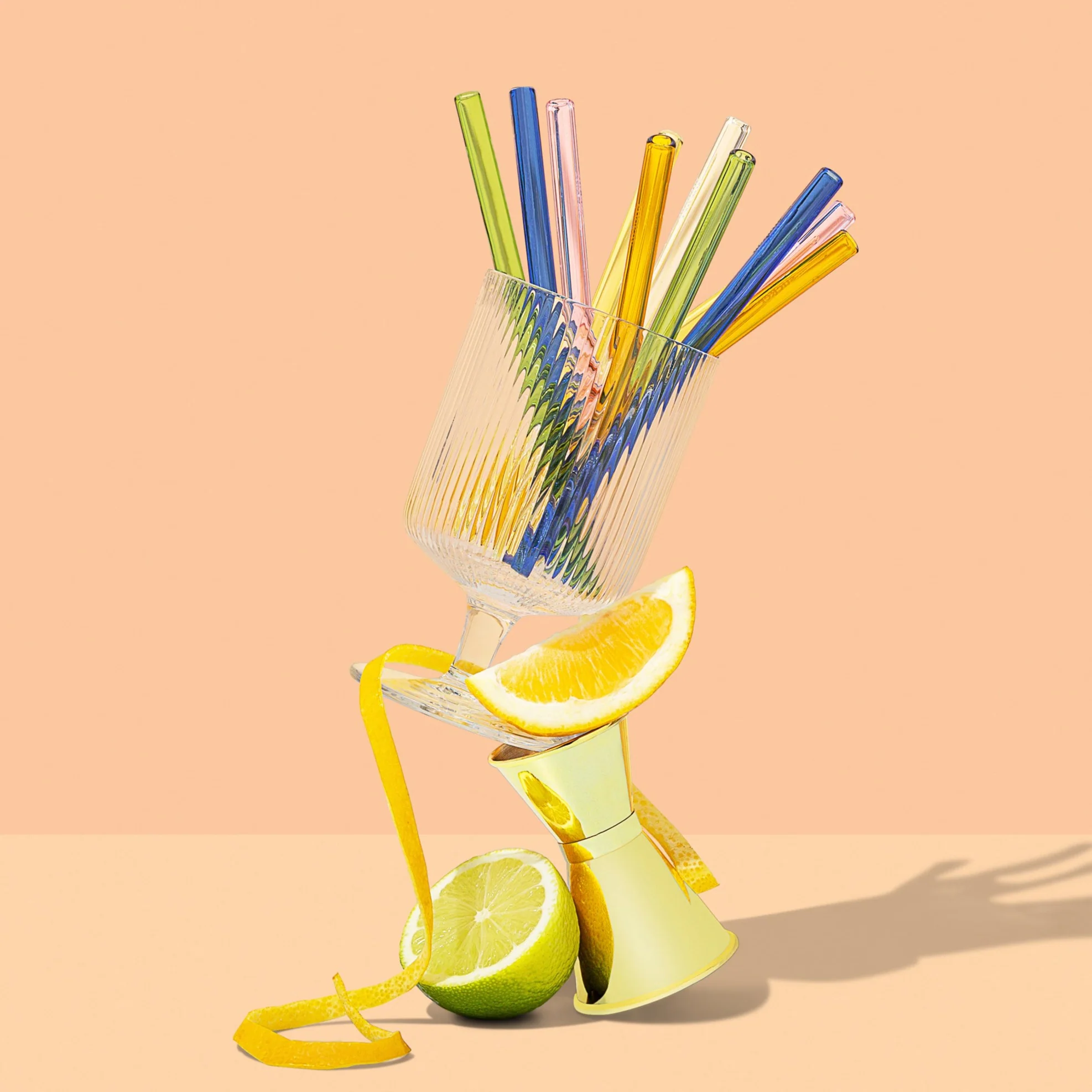 Glass Cocktail Straws - Colours - Image 2