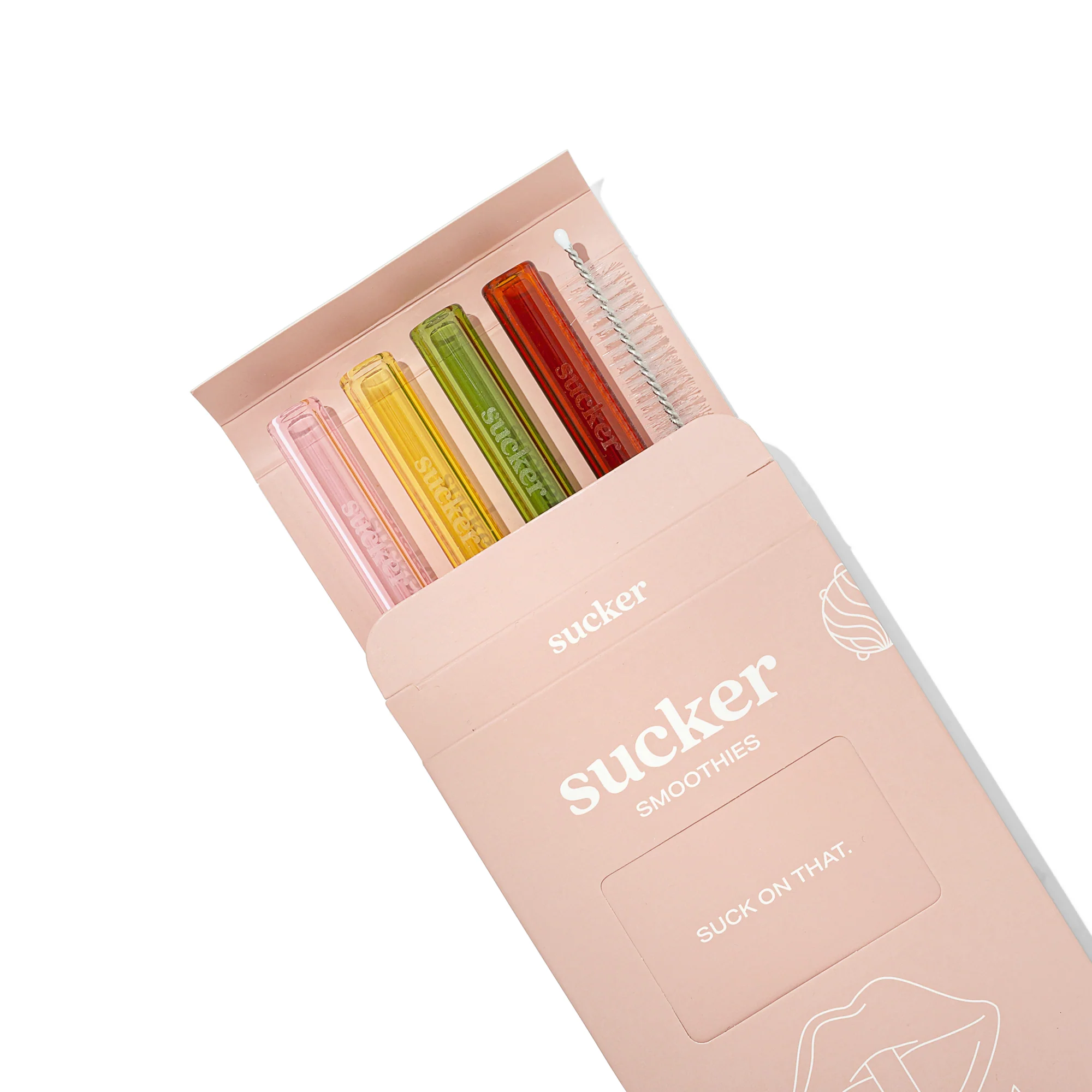 Glass Smoothie Straws - Colours - Image 3