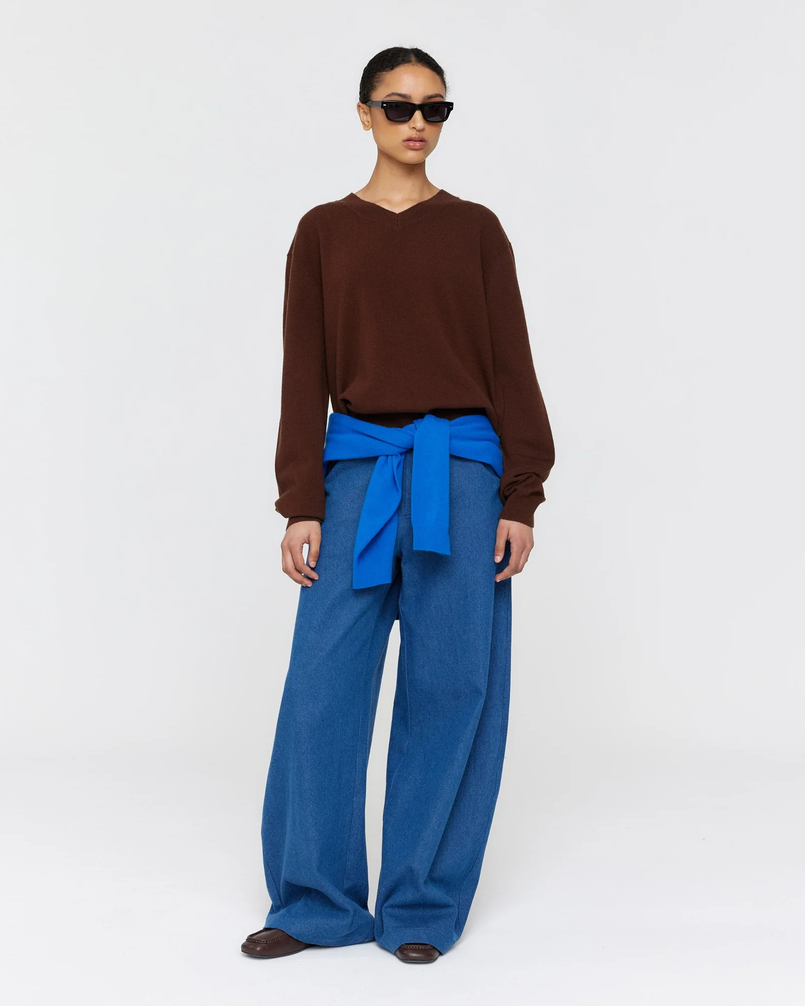 Amina Wool Jumper - Brown - Image 3