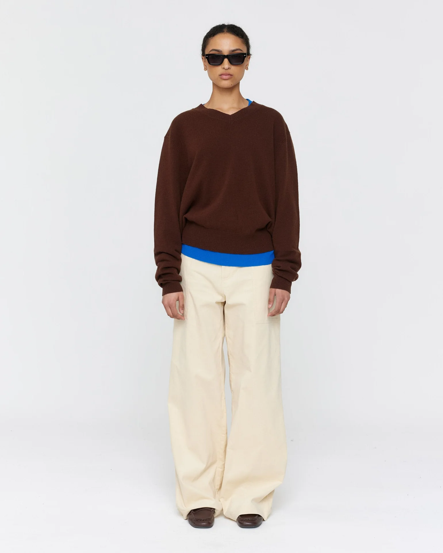 Amina Wool Jumper - Brown - Image 4