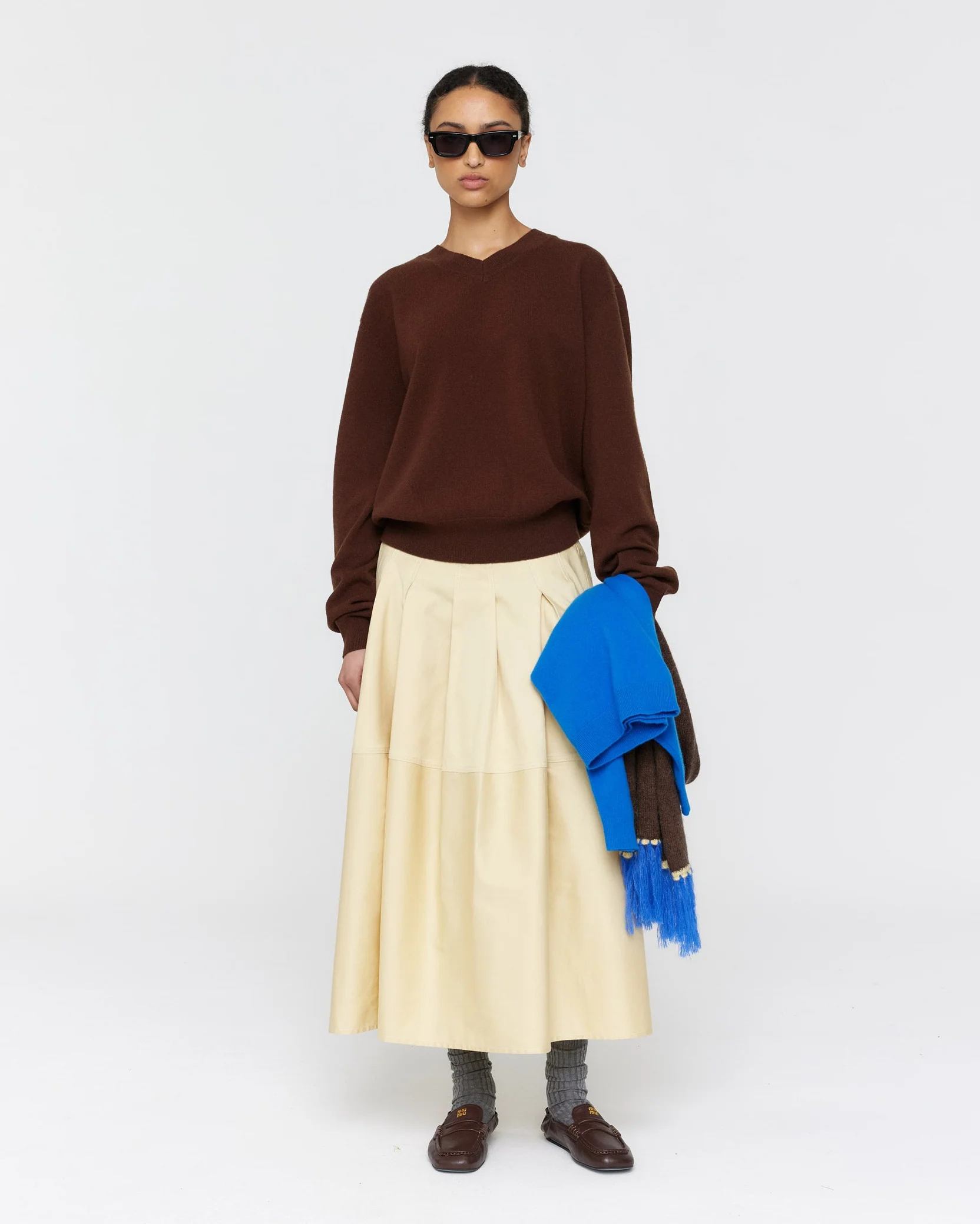 Amina Wool Jumper - Brown - Image 6