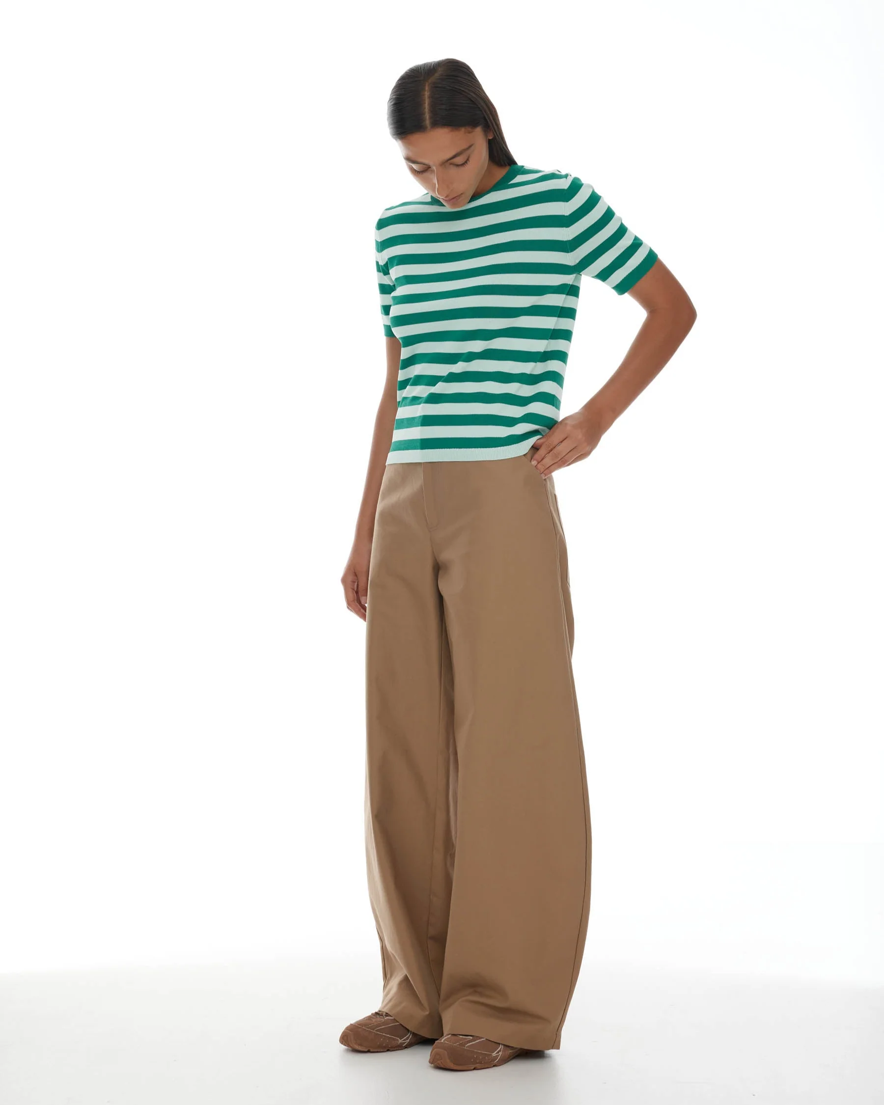 Baggy Halys Jeans - Tan - Image 2
