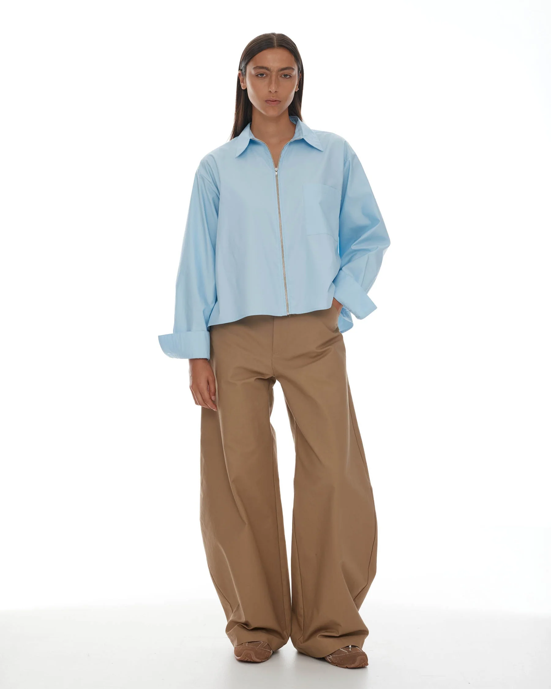 Baggy Halys Jeans - Tan - Image 4