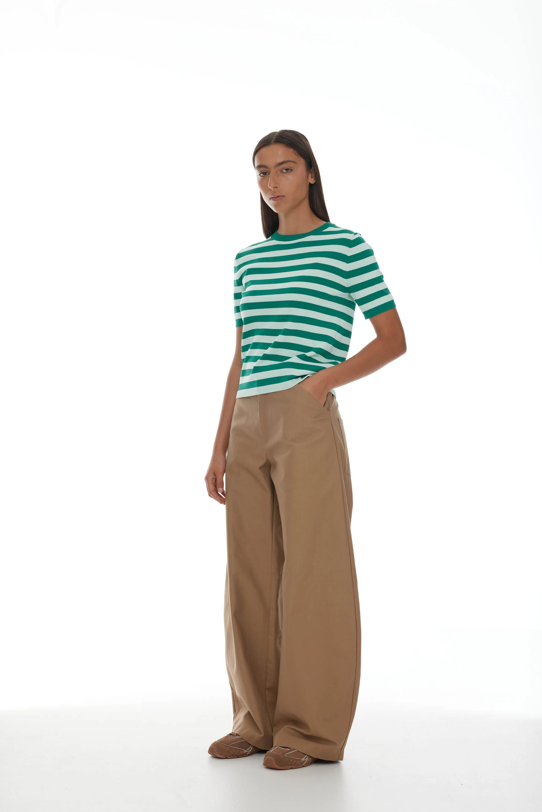 Baggy Halys Jeans - Tan - Image 5