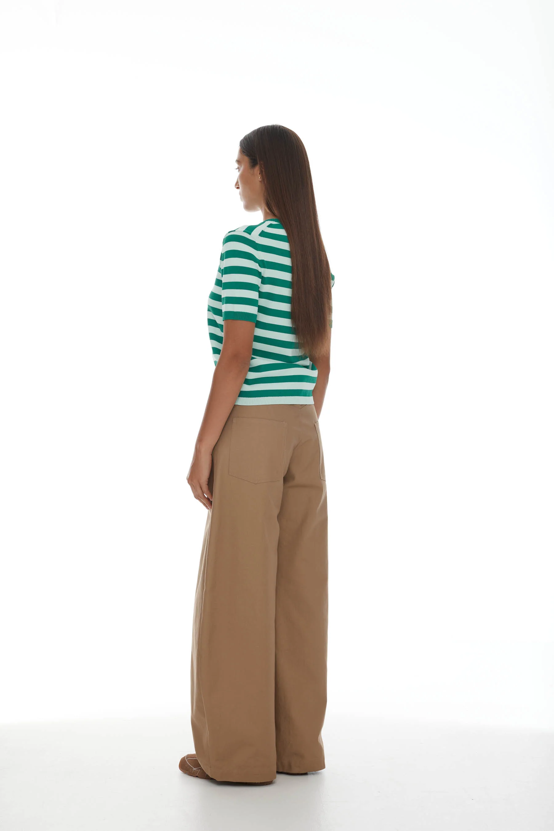 Baggy Halys Jeans - Tan - Image 6