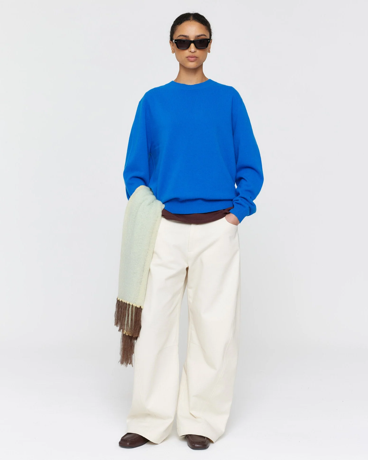 Fils Merino Jumper - Cobalt - Image 2