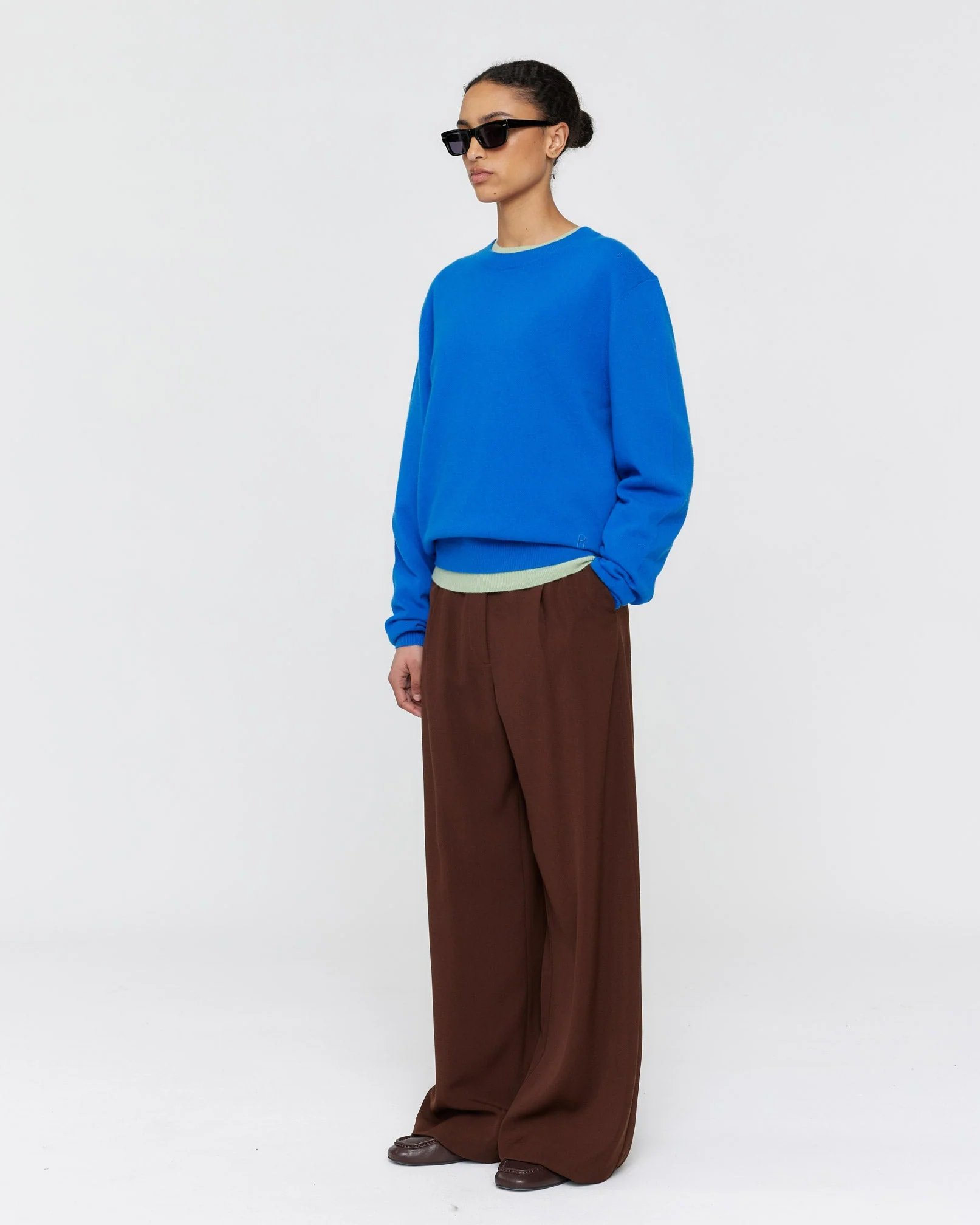 Fils Merino Jumper - Cobalt - Image 3