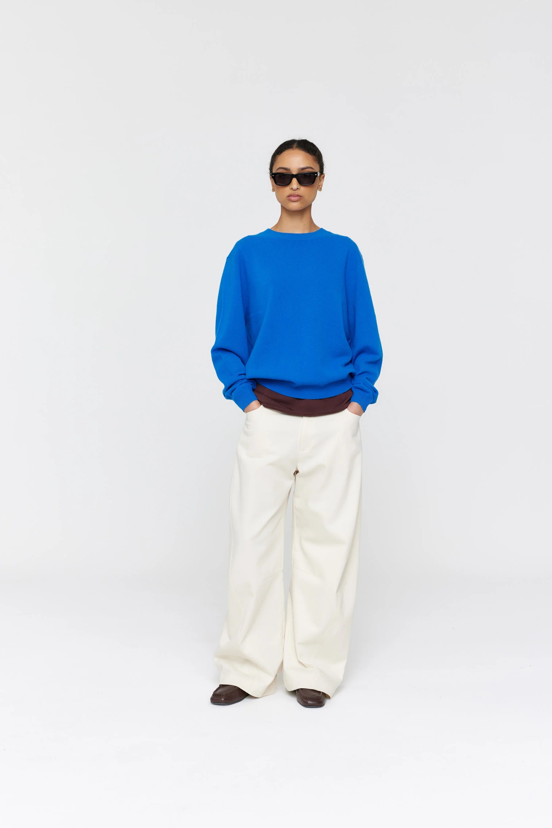 Fils Merino Jumper - Cobalt - Image 6