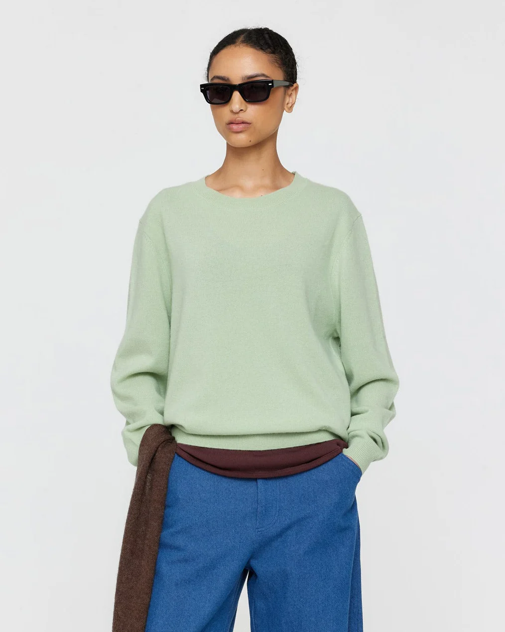 Fils Merino Jumper - Mint