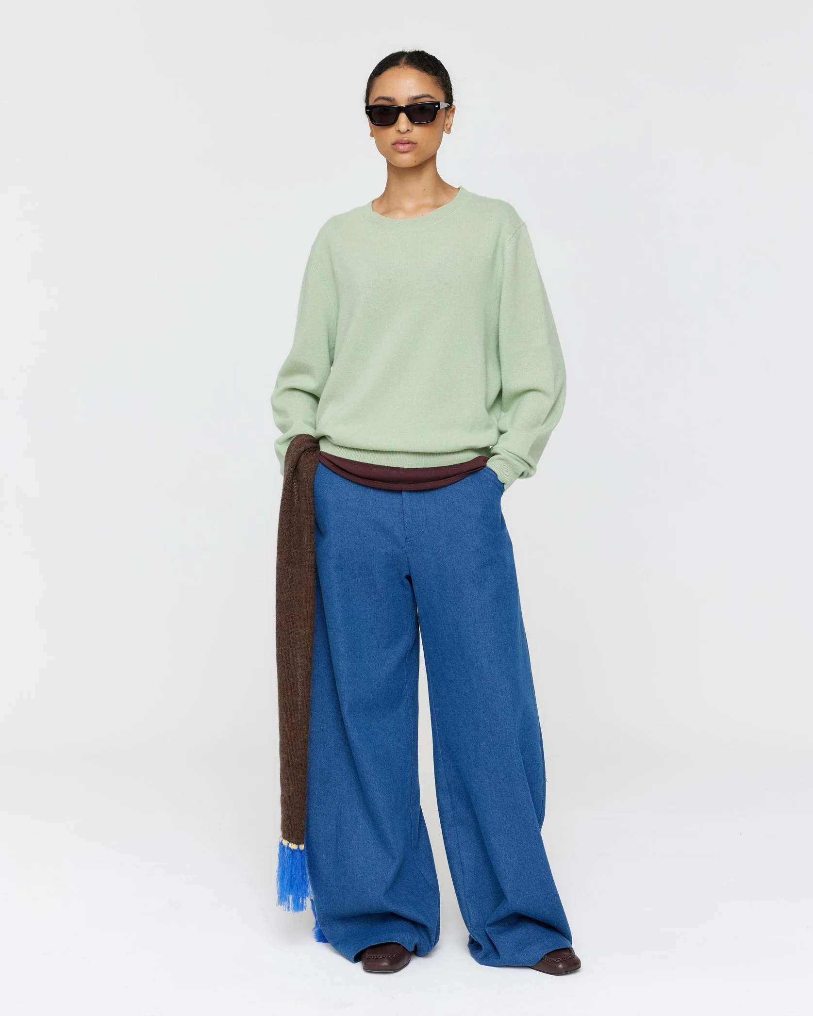 Fils Merino Jumper - Mint - Image 2