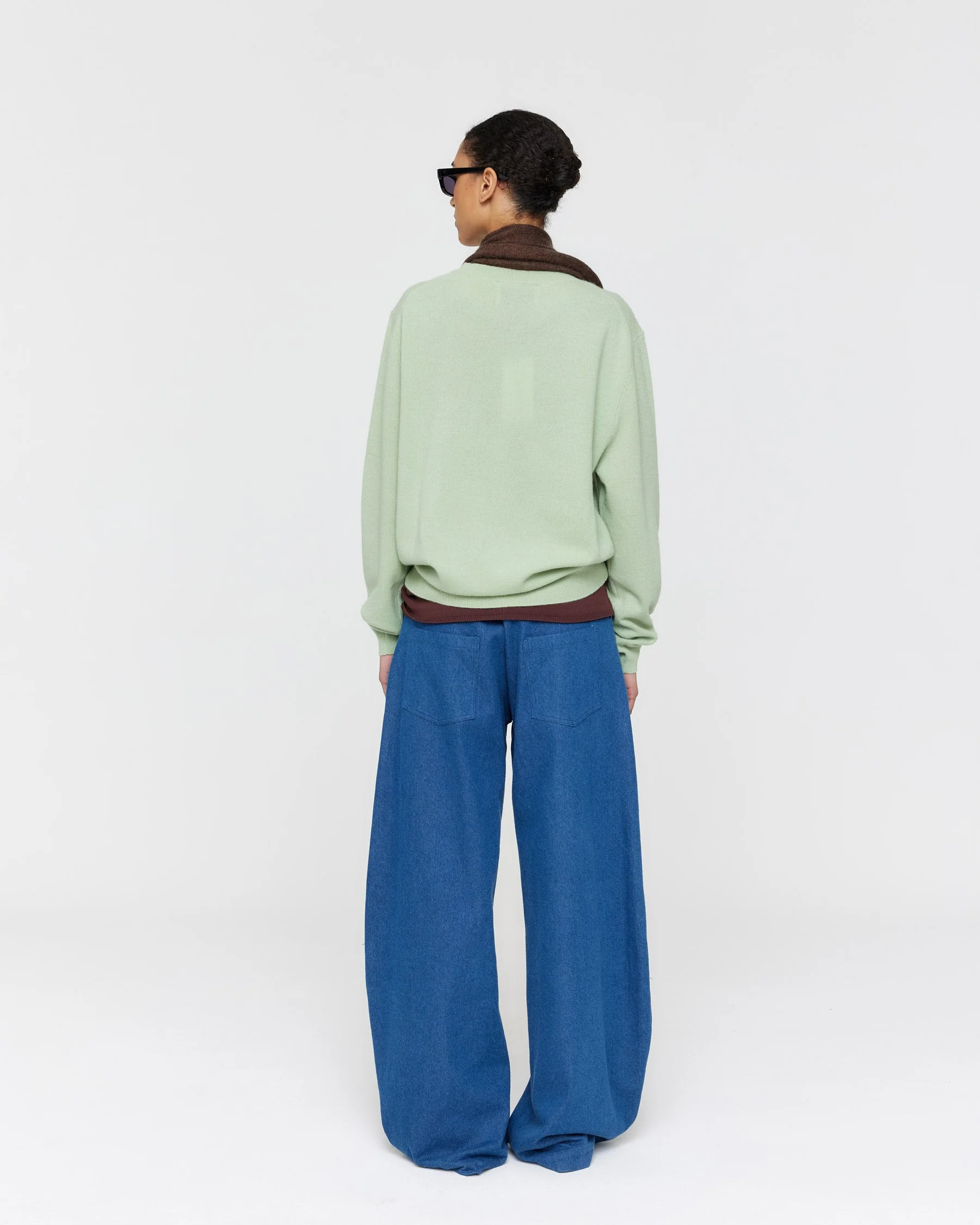 Fils Merino Jumper - Mint - Image 4